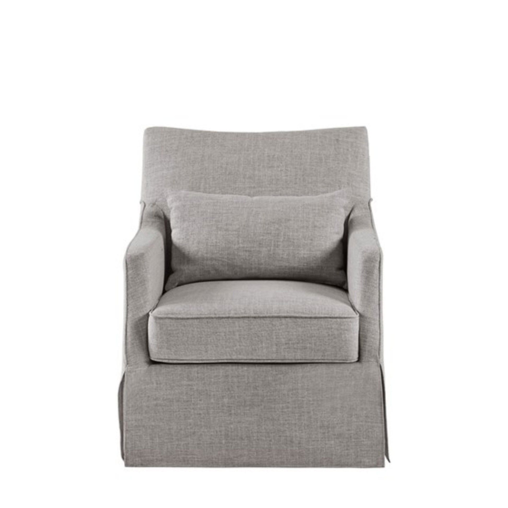 Traditional Design London Skirted Swivel Chair - Best Buy Furniture