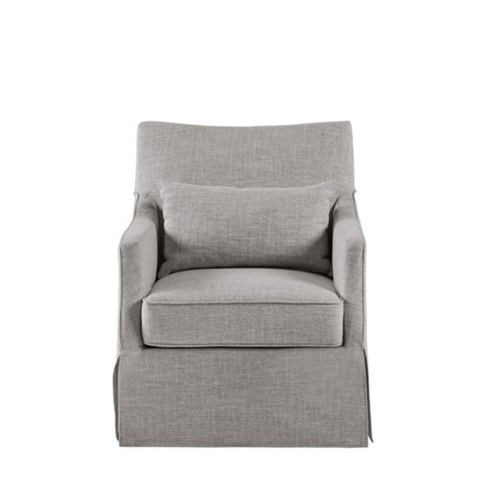 Traditional Design London Skirted Swivel Chair - Best Buy Furniture