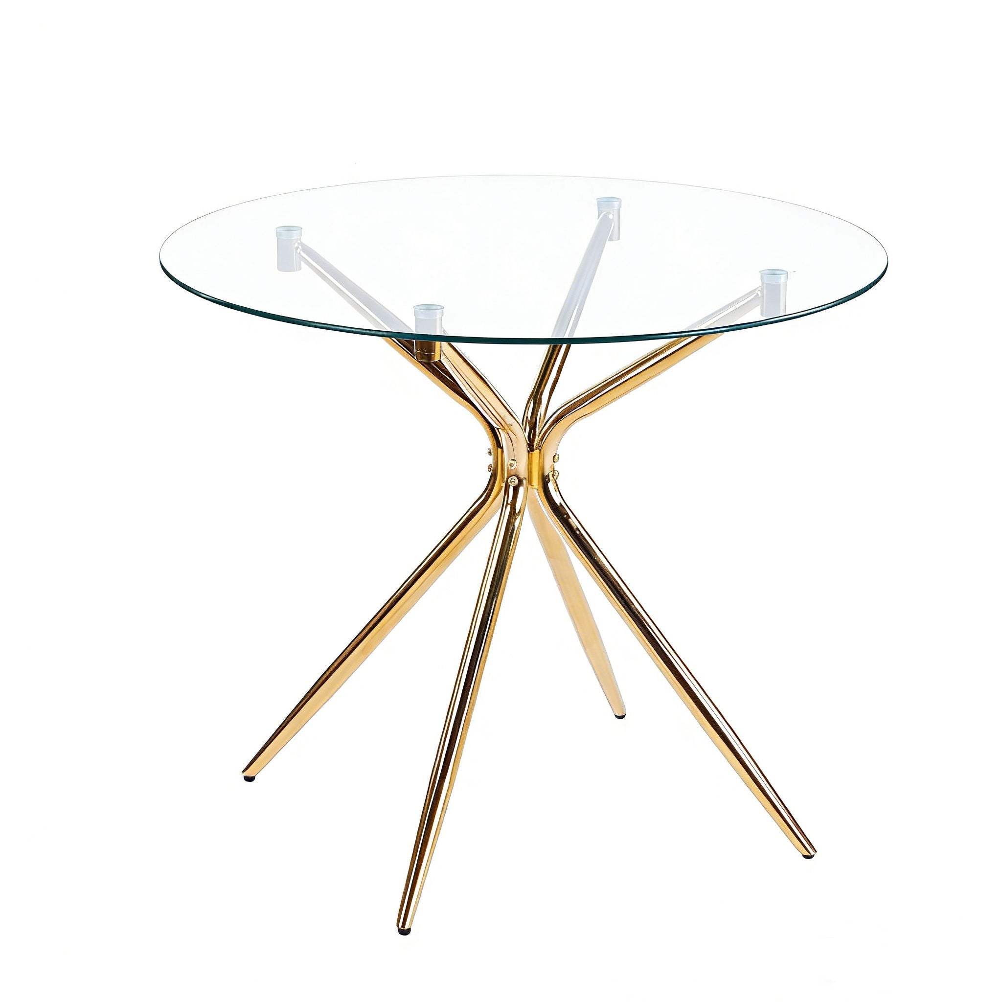 Compact Dining Table With Glass Top