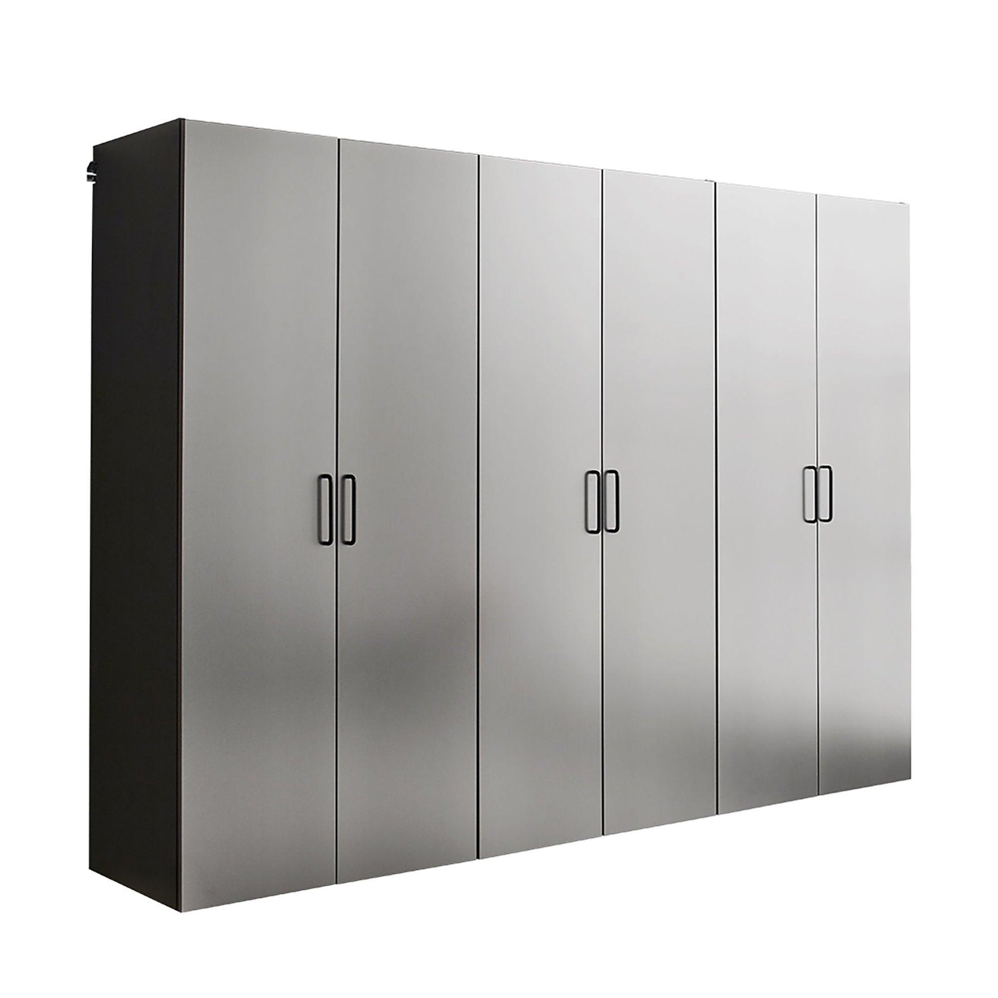 Astro Series - Garage Cabinet Set - Metallic Gray - Best Buy Furniture