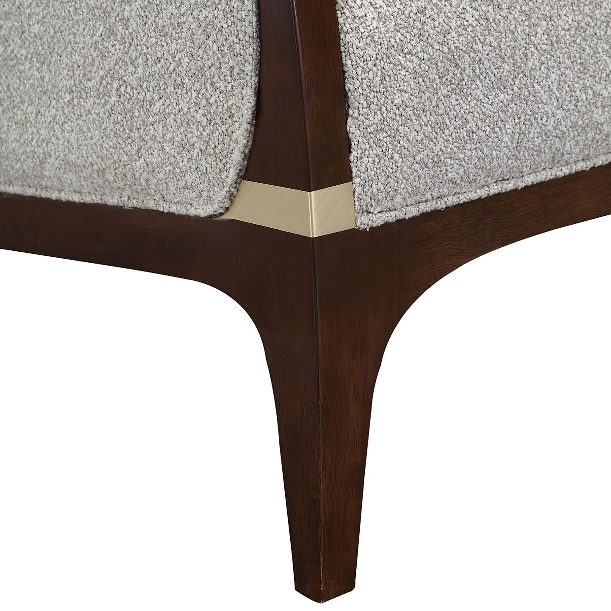 Houston - Loveseat - Pebble / Walnut