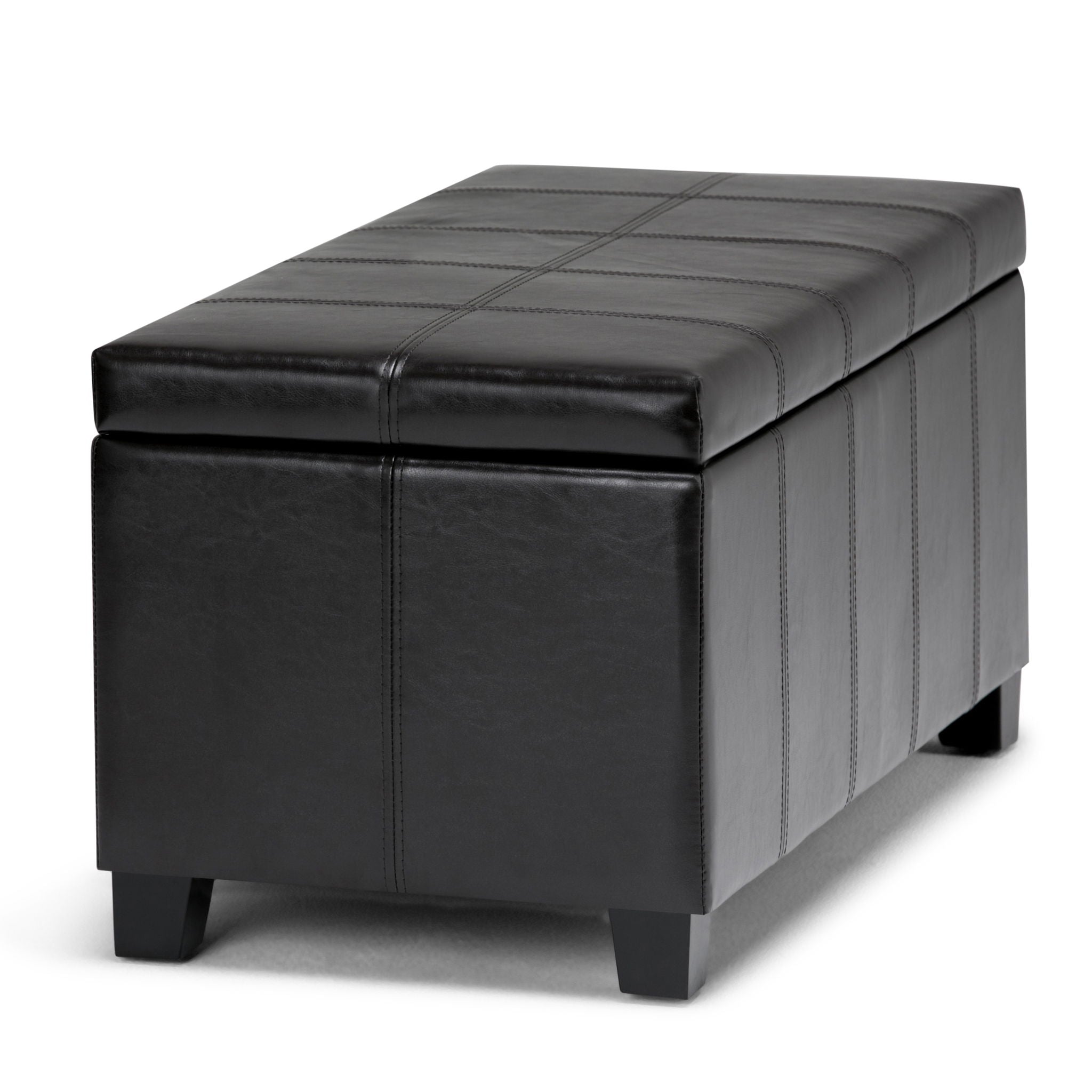Dover - Upholstered Storage Ottoman Bench - Best Buy Furniture