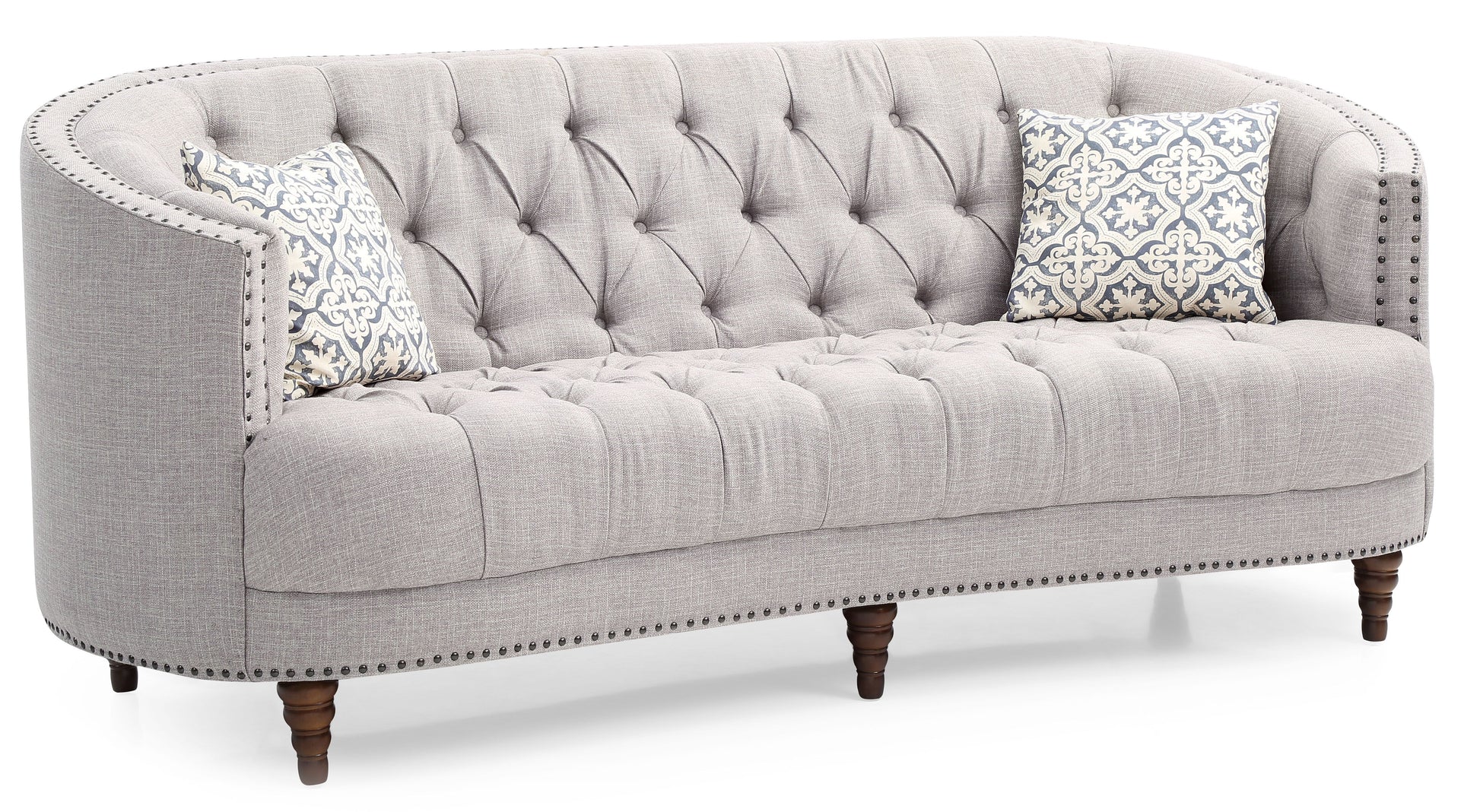Dania - Luxurious Velvet Sofa - Best Buy Furniture
