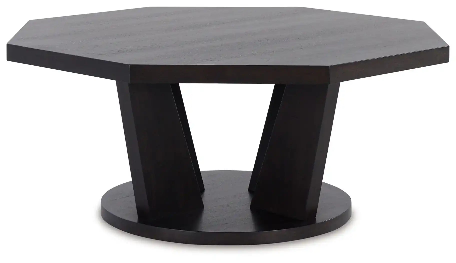Chasinfield - Dark Brown - Octagon Coffee Table