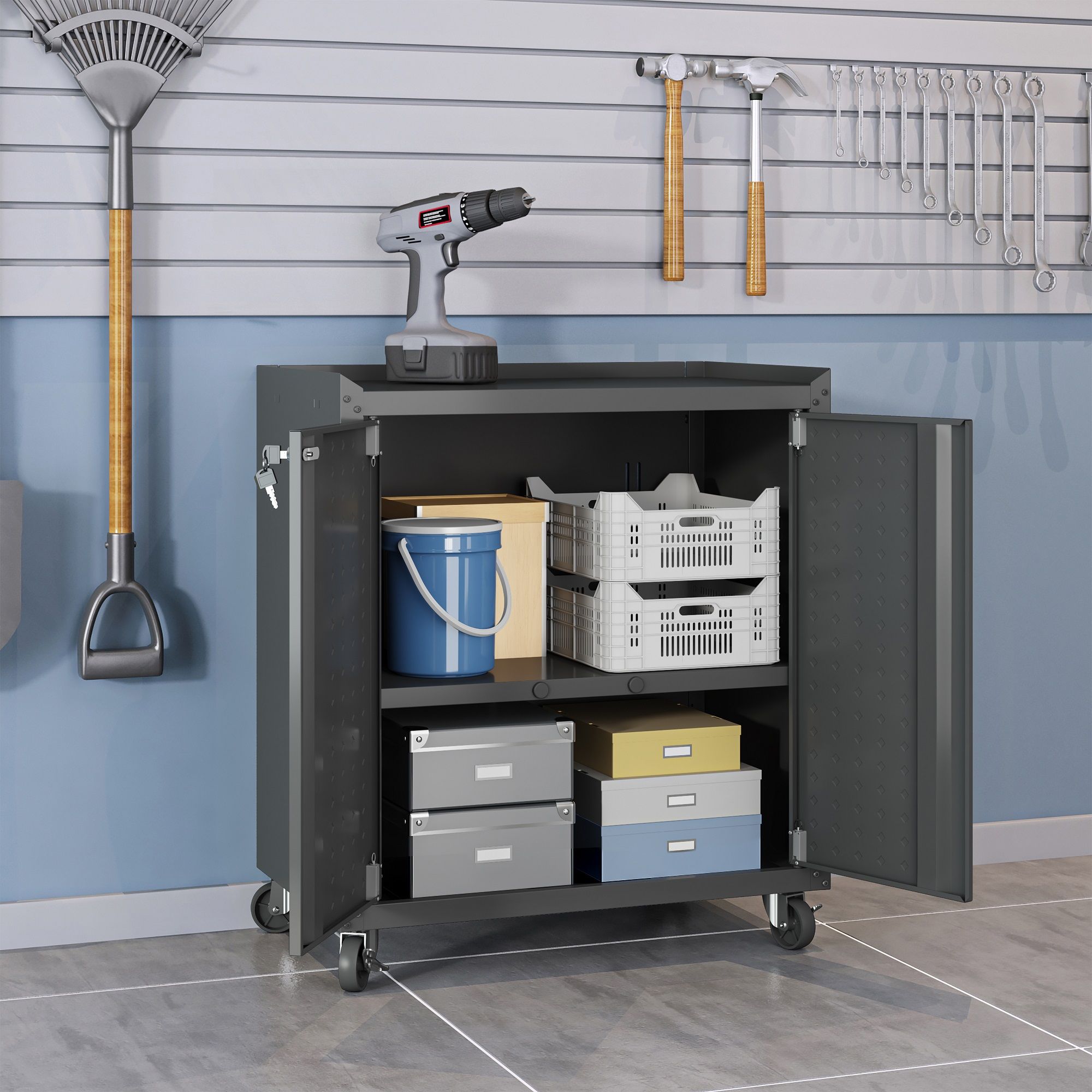Fortress - Rolling Garage Cabinet