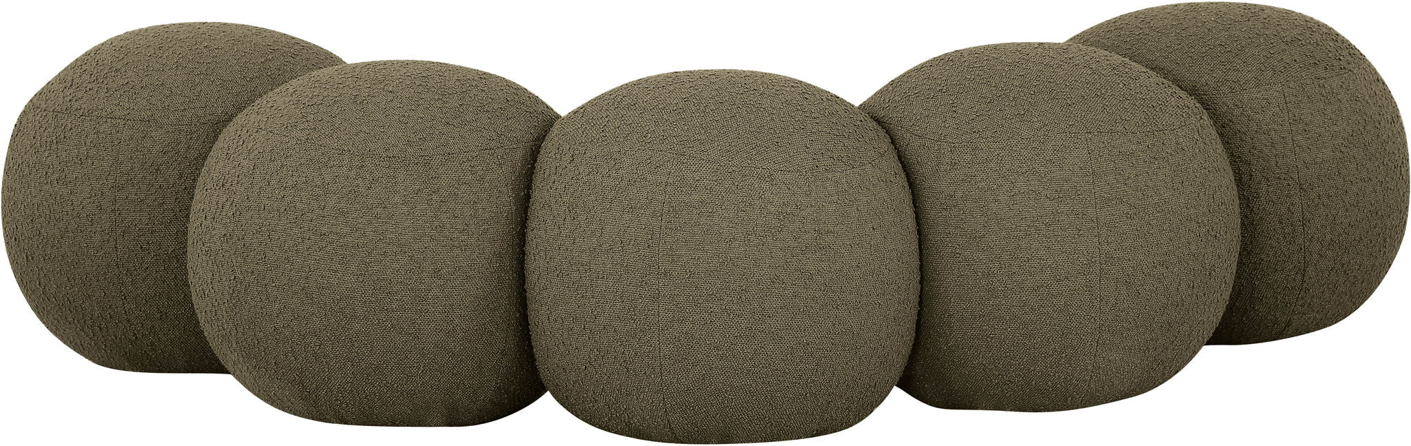 Apollo - Boucle Fabric Bench