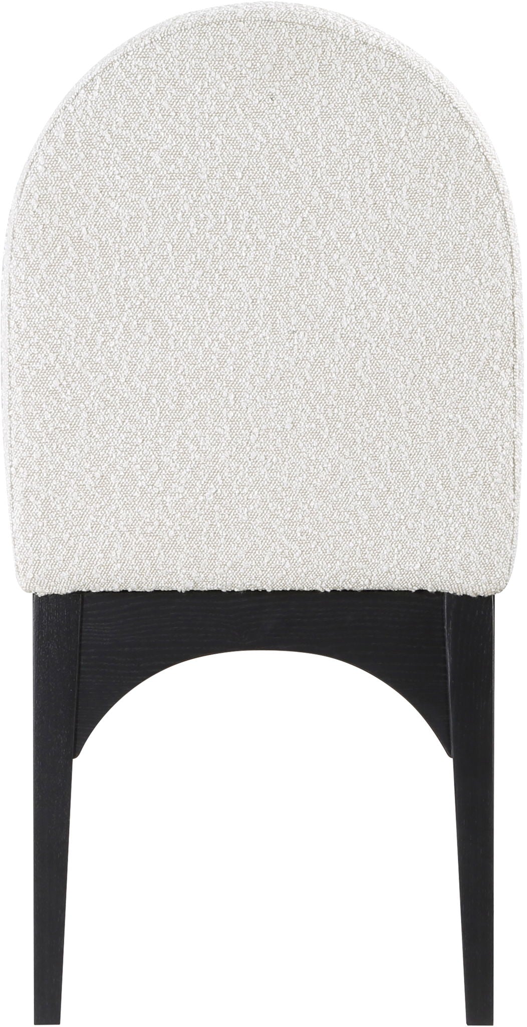 Waldorf - Boucle Dining Side Chair With Black Legs