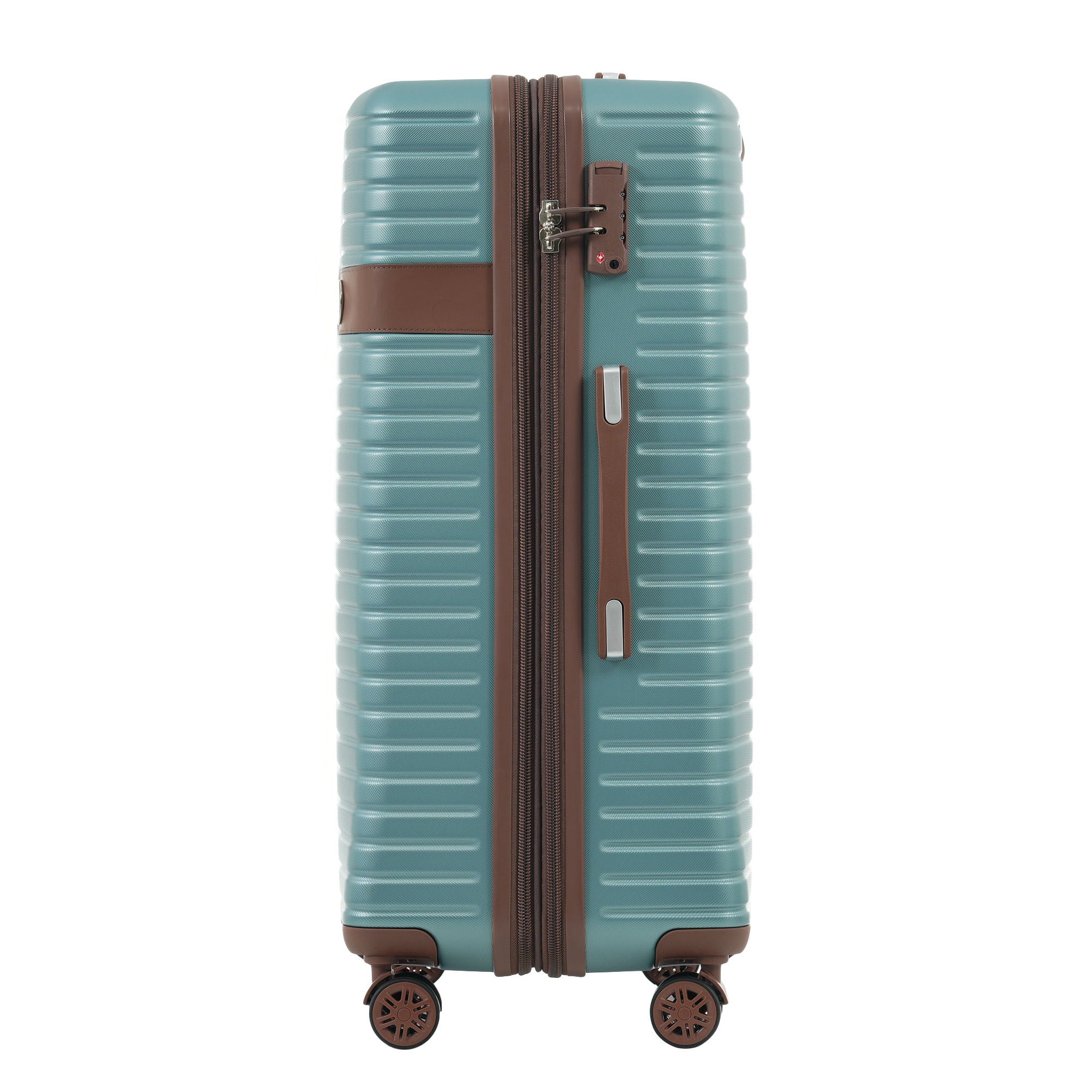 4 Piece Luggage Suitcase Set, Hard Shell Lightweight Expandable Travel Luggage With 4 Packing Cubes
