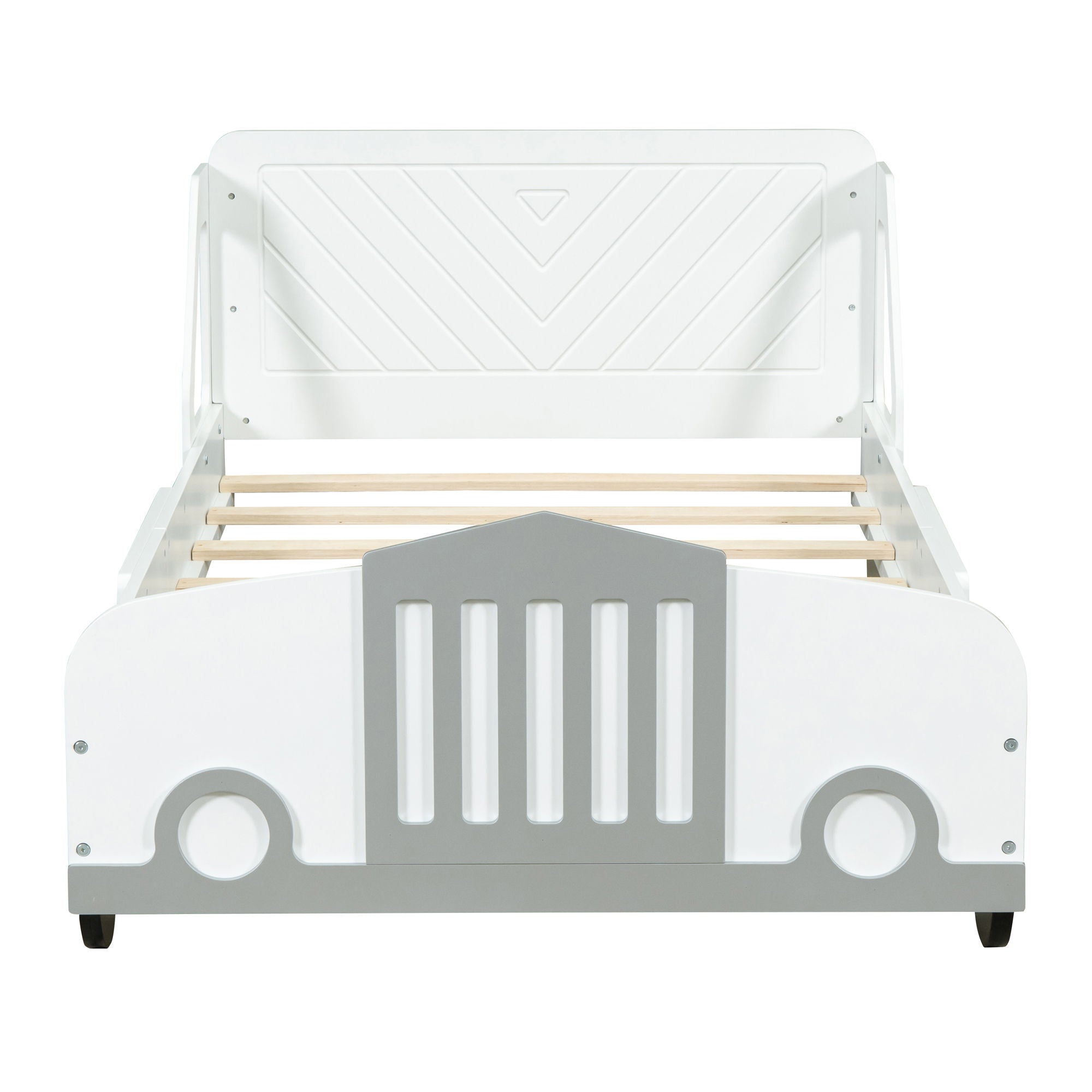 Car Shaped Platform Bed With Wheels