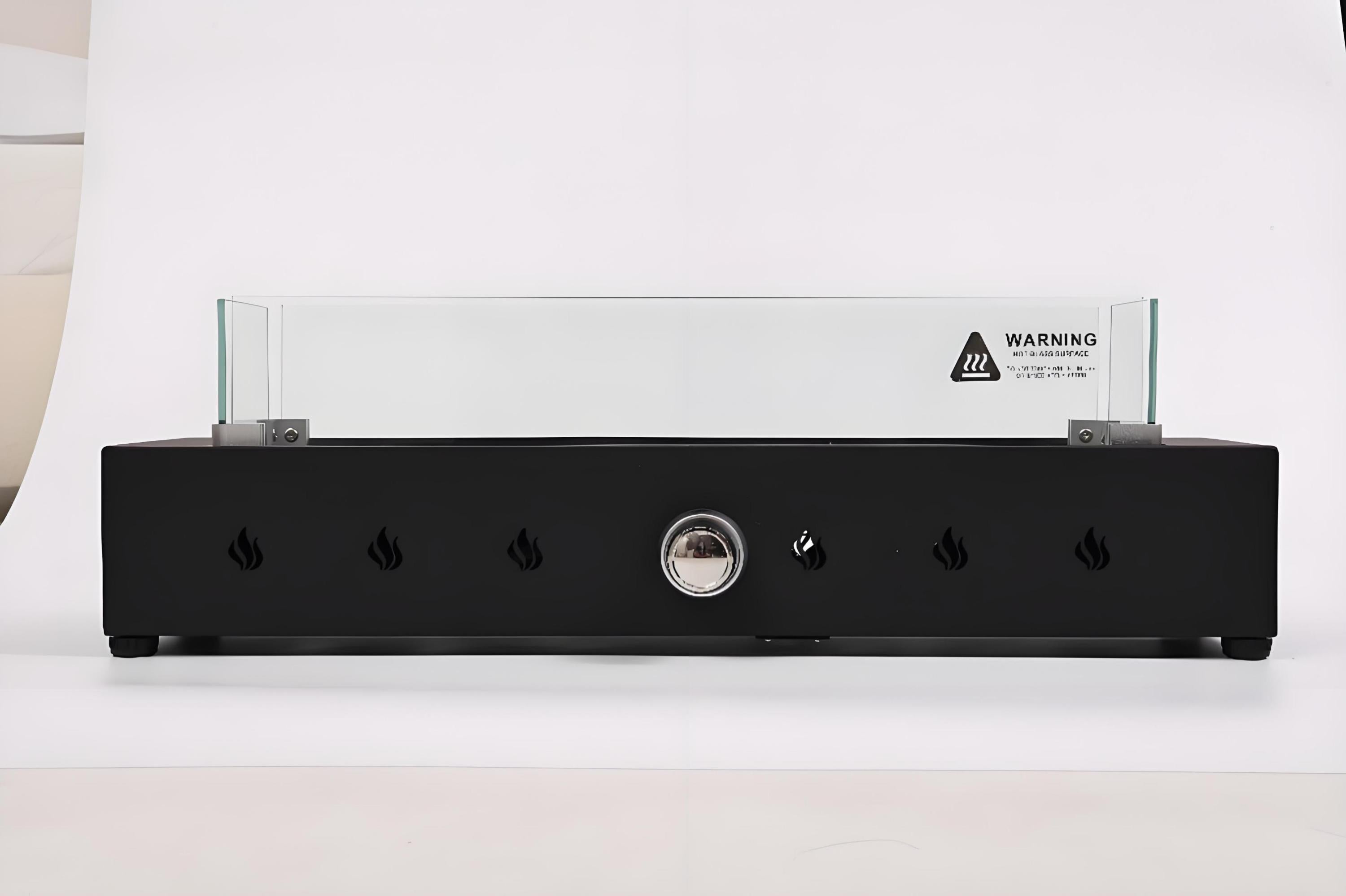 28-Inch Rectangle Fire Pit with 40000 BTU Propane Heating