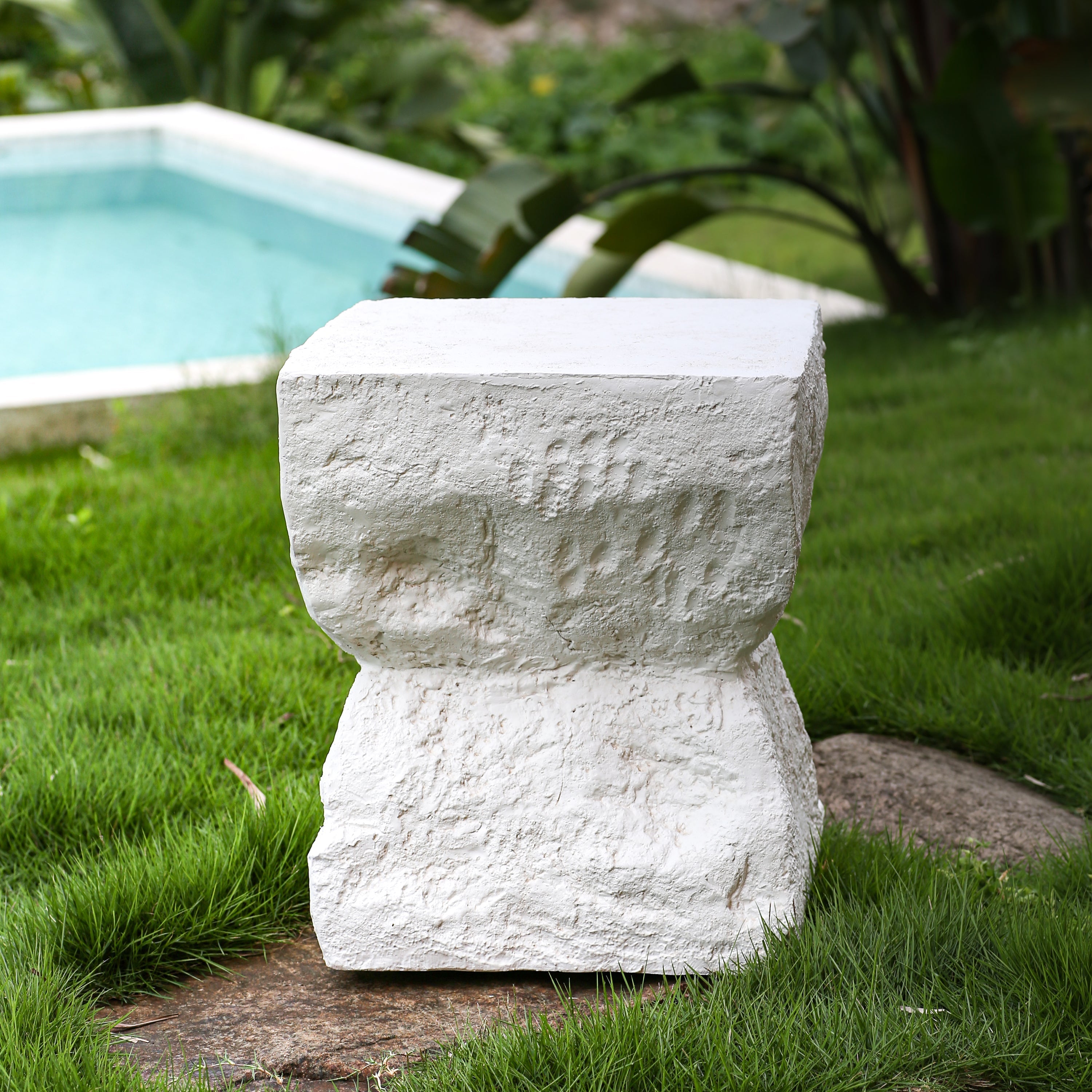 Cleo Outdoor Patio Modern Minimalist MGO Side Table