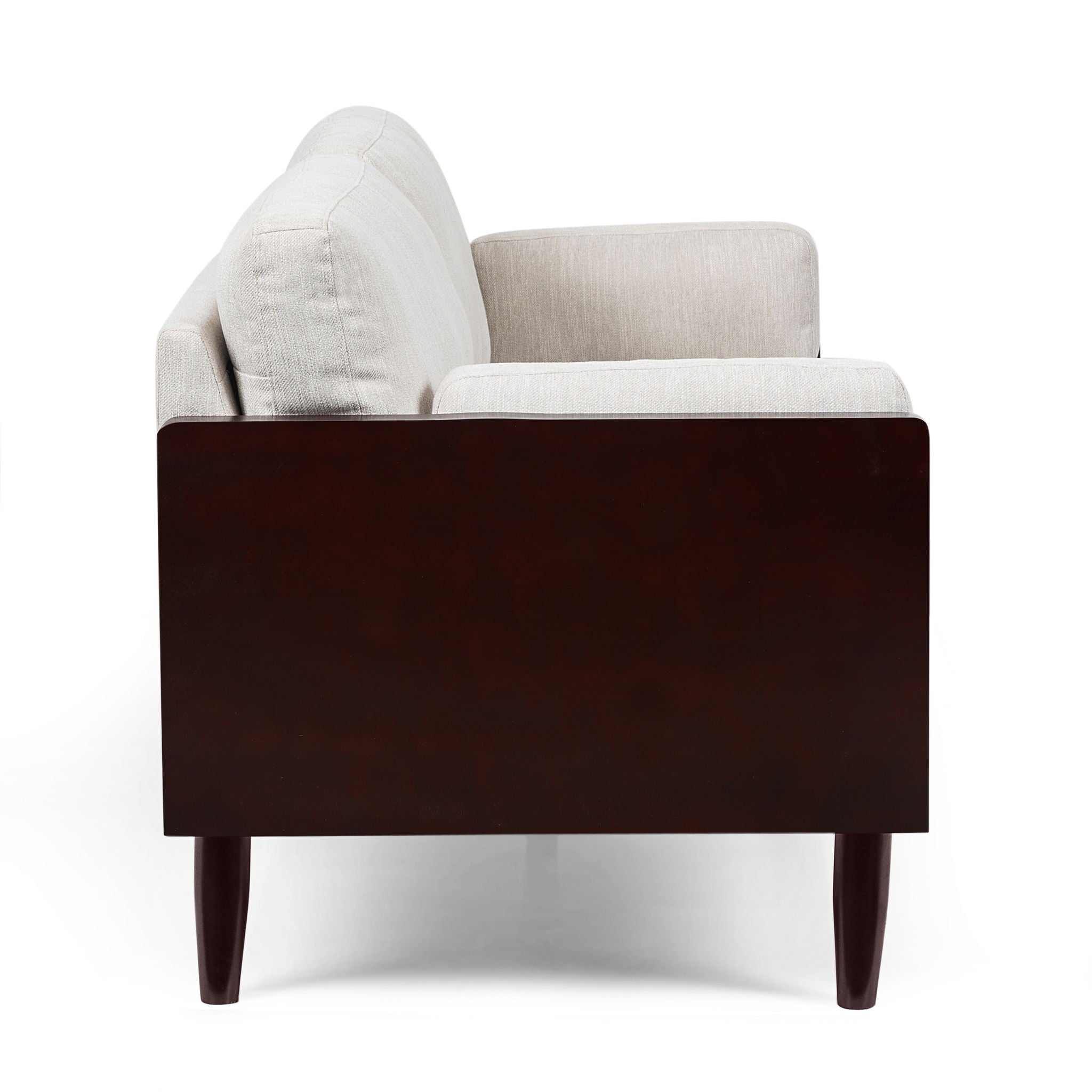 Mid - Century 3 Seater Sofa With Pillow Cushions