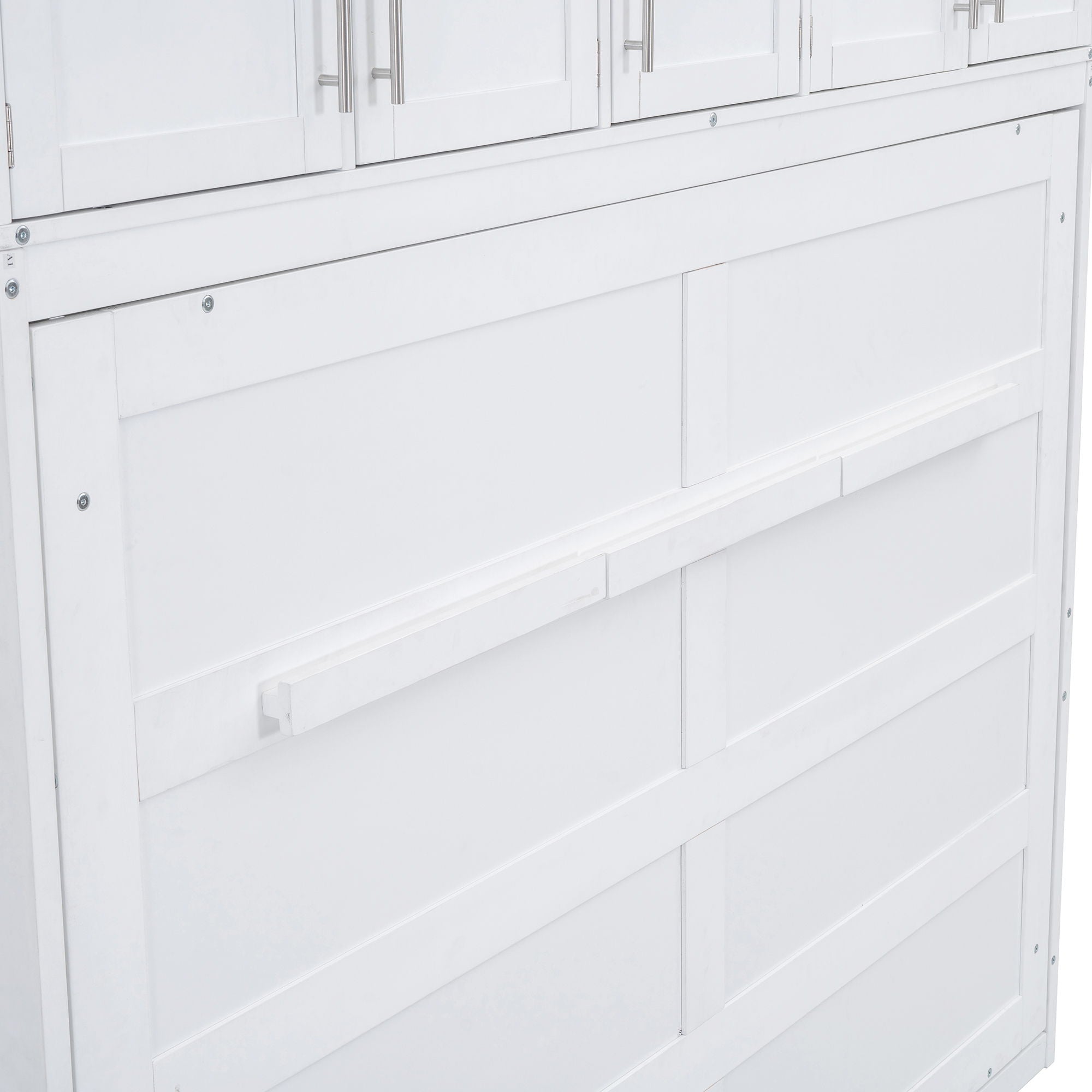 Murphy Modern Bed With Top Cabinets For Space Saving And Comfort