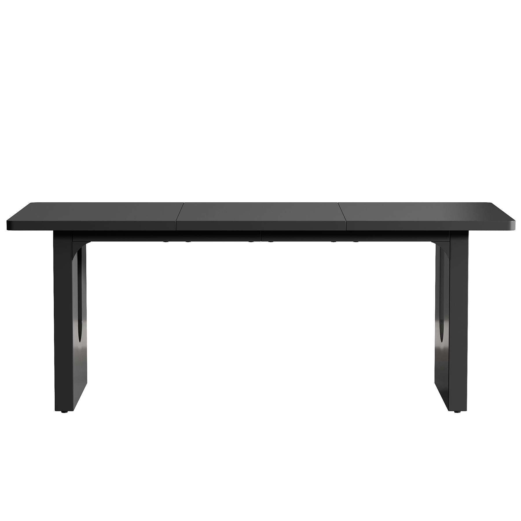 Rectangular Dining Table For 6 - 8 People With Pedestal Base
