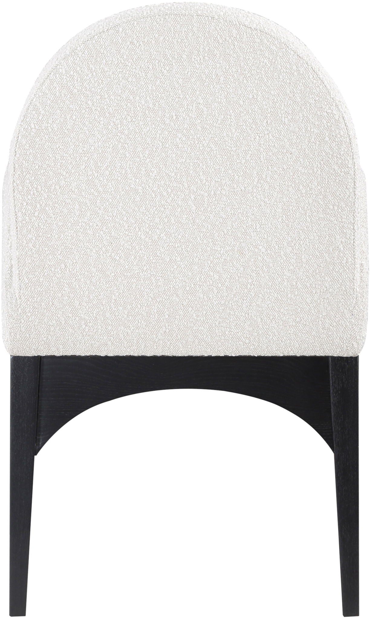 Waldorf - Boucle Dining Arm Chair With Black Legs