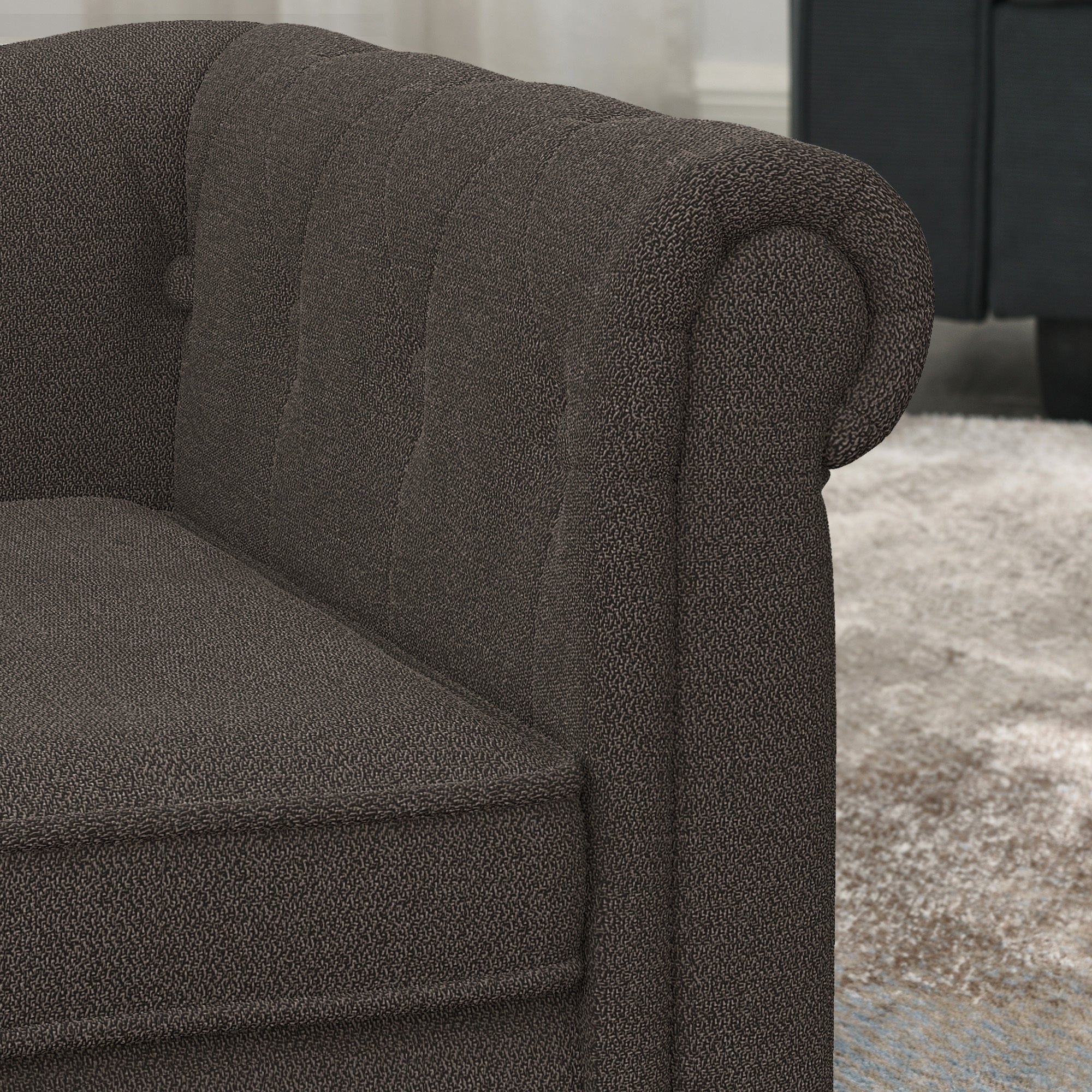 Elegant Rectangular Pet Bed for Small and Medium Dogs - Dark Brown