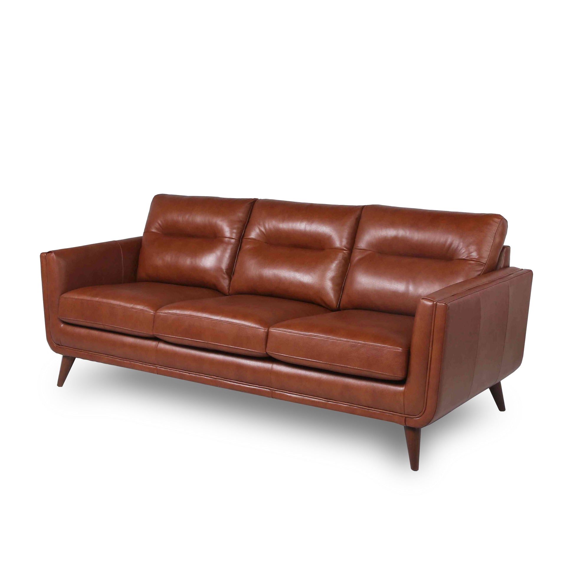 Mid-Century Leather Sofa - Best Buy Furniture