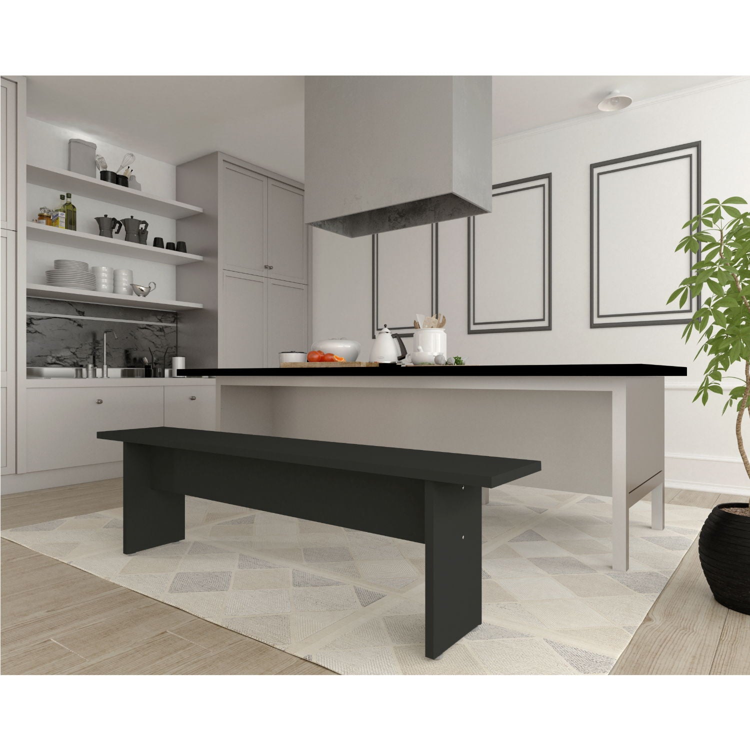 Nomad - Dining Bench For 2 Persons