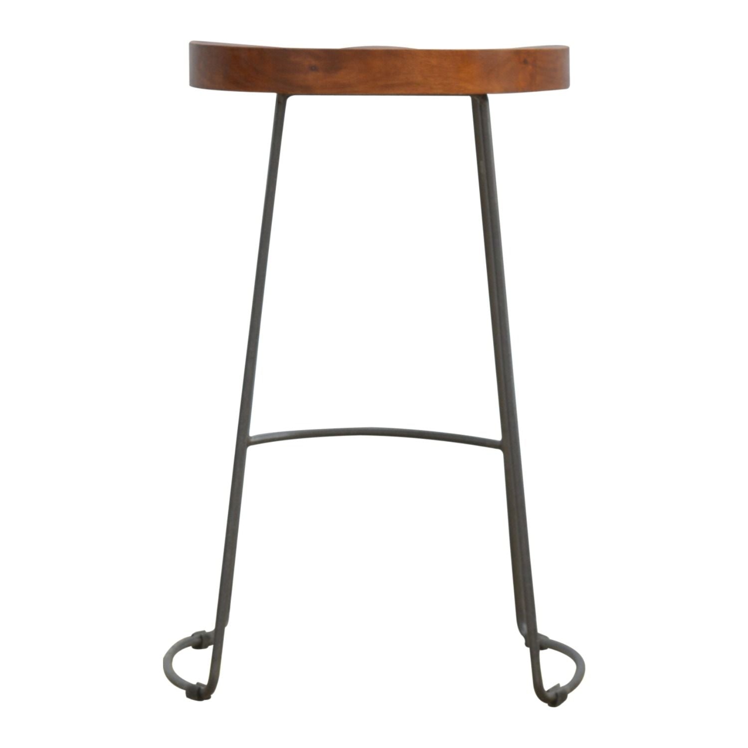 Industrial Chunky Bar Stool - Chestnut - Best Buy Furniture