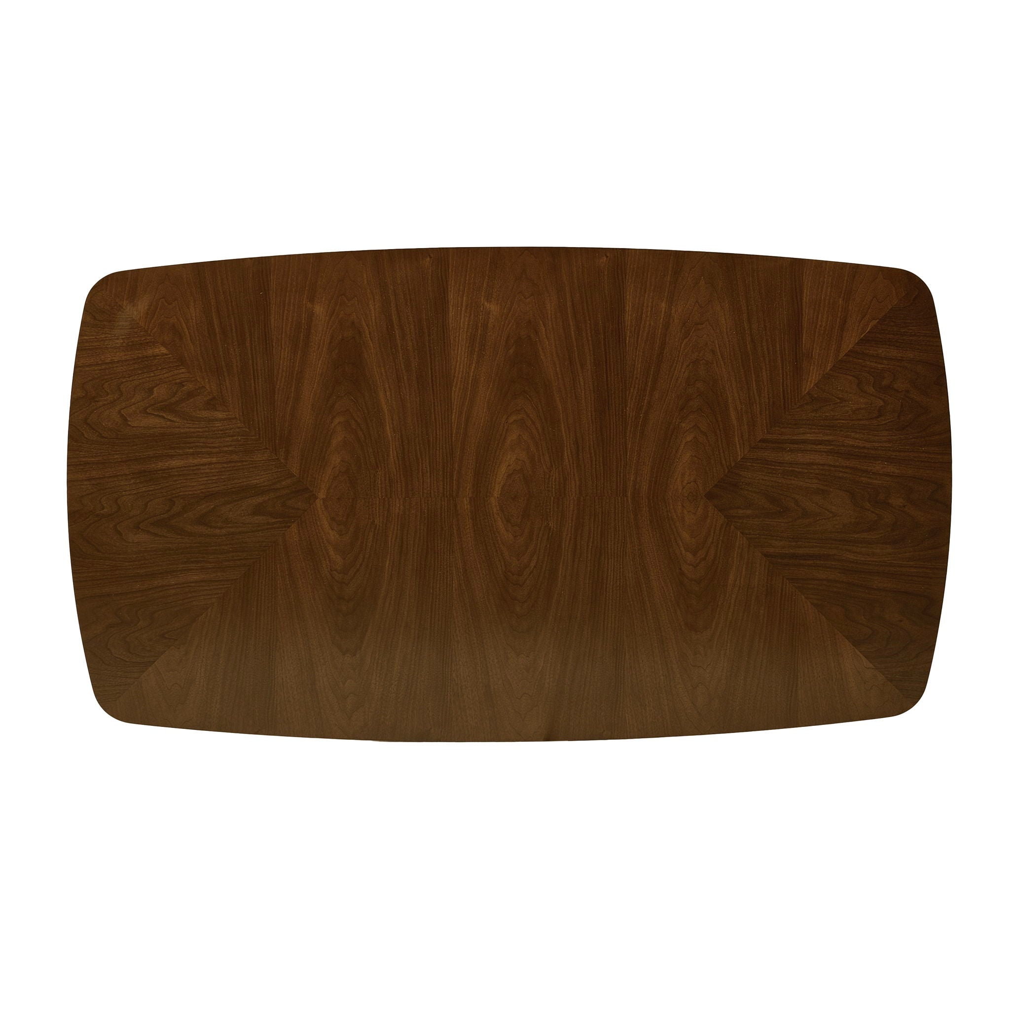 Modern Indoor Wood Dining Set With Chairs And Table, Rubber Wood, 6 Piece - Cream / Walnut