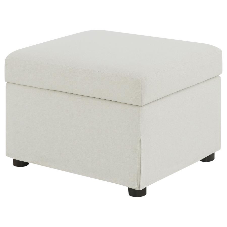 Winter - Upholstered Hydraulic Lift Top Storage Ottoman - Best Buy Furniture