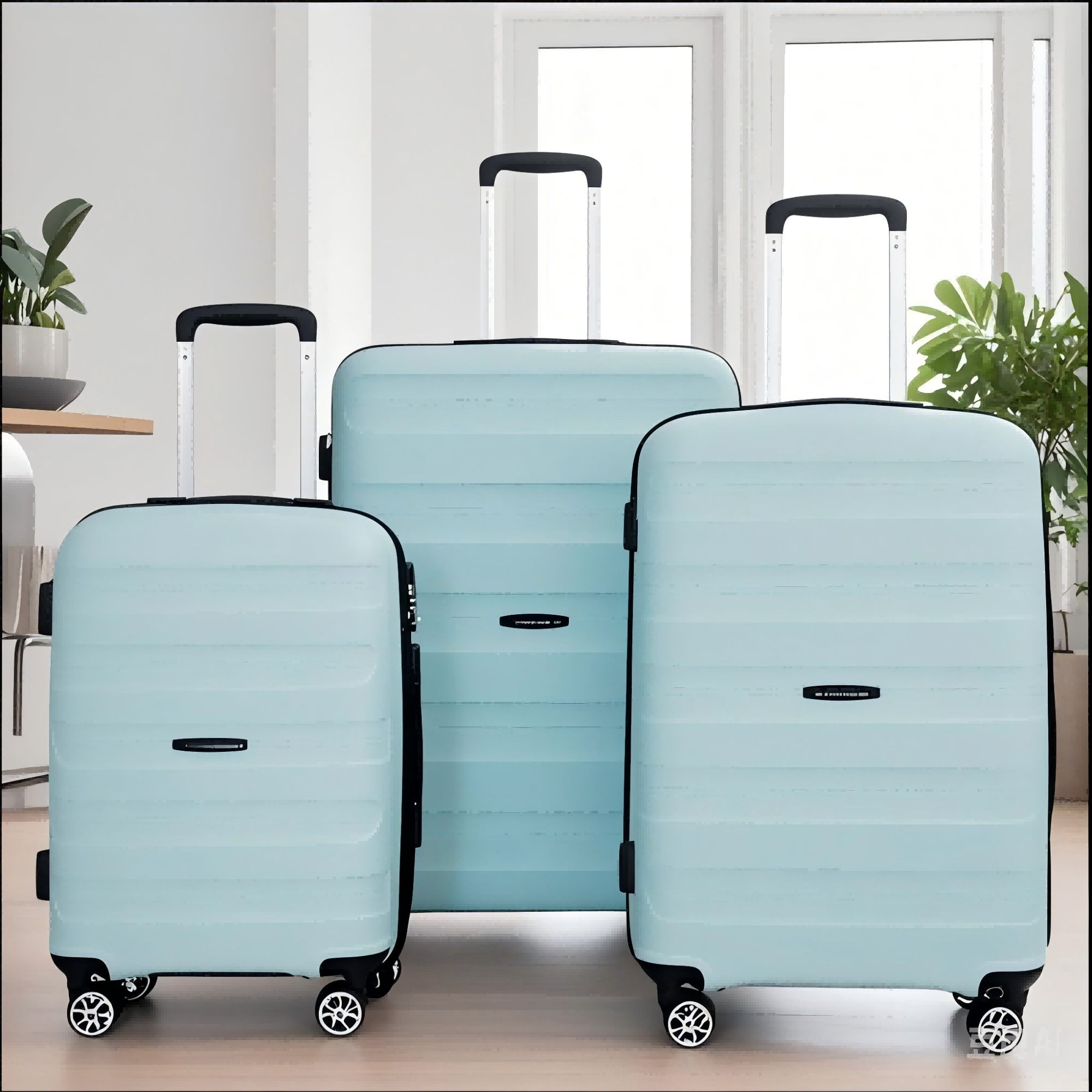 3 Piece Set Hardshell Suitcase Spinner Wheels