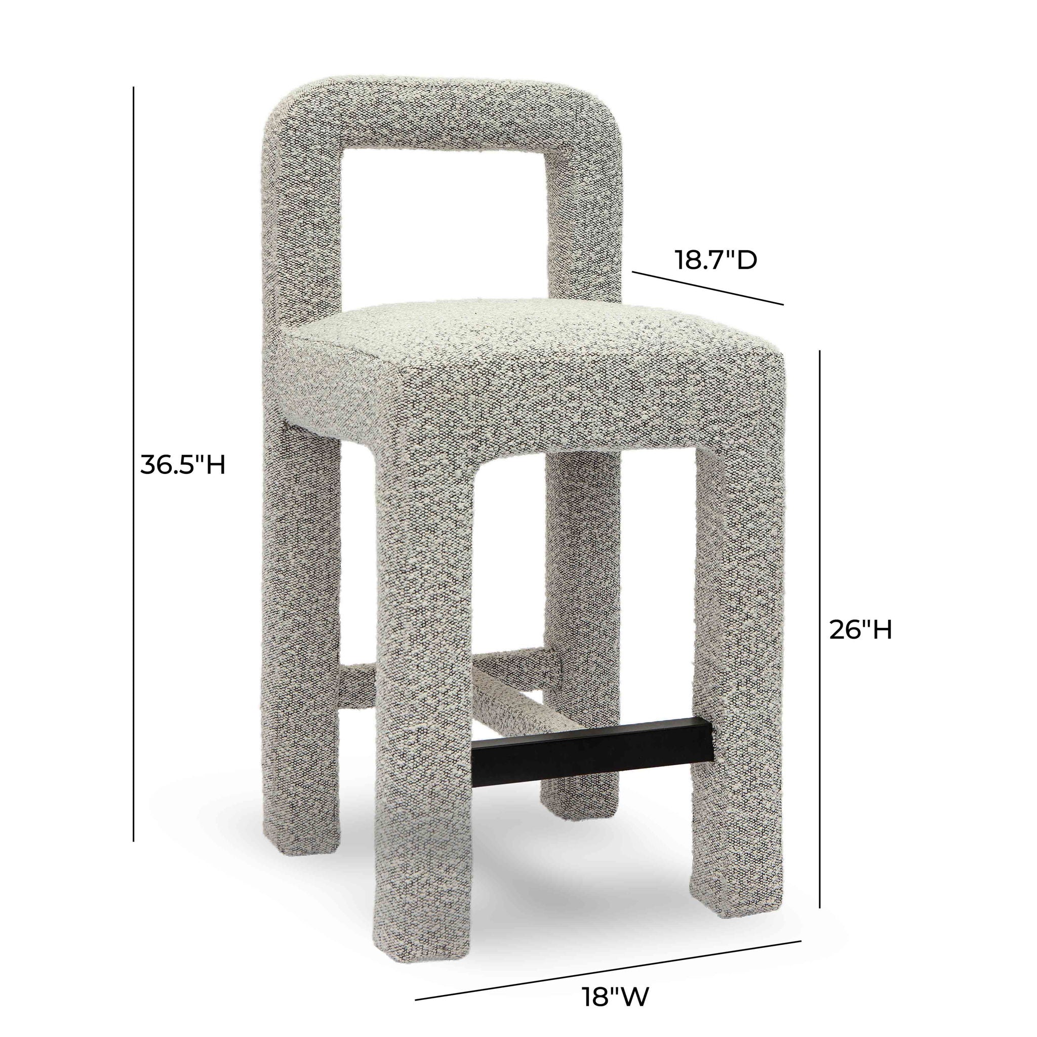 Hazel - Boucle Counter Stool