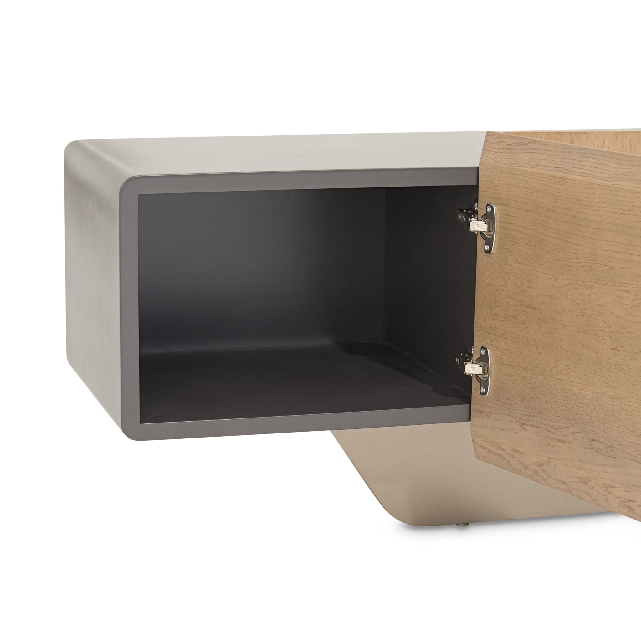 Bristol Point - Media Cabinet - Saddle Brown