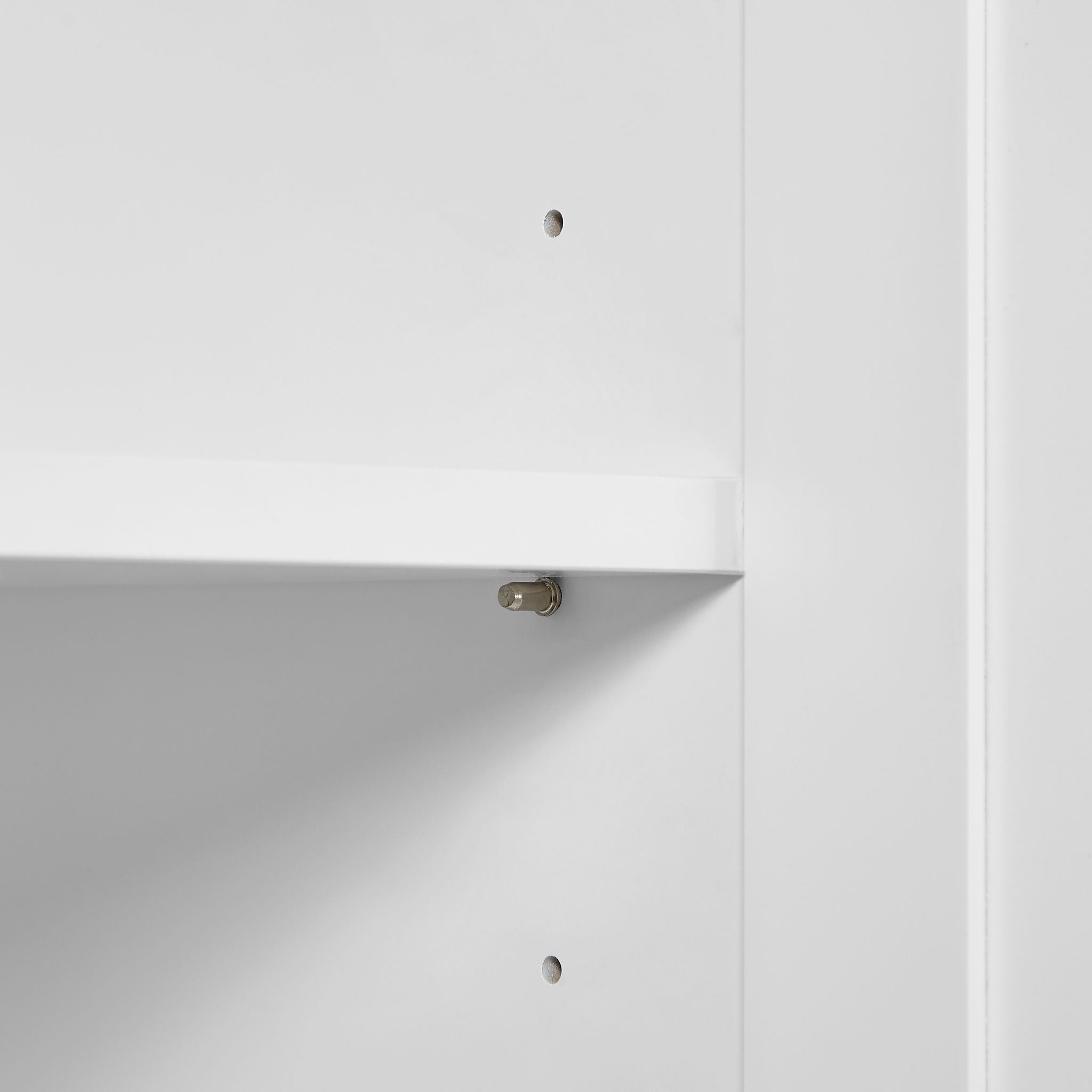 Tall Bathroom Storage Cabinet, Cabinet With 2 Doors And Drawers, Adjustable Shelf