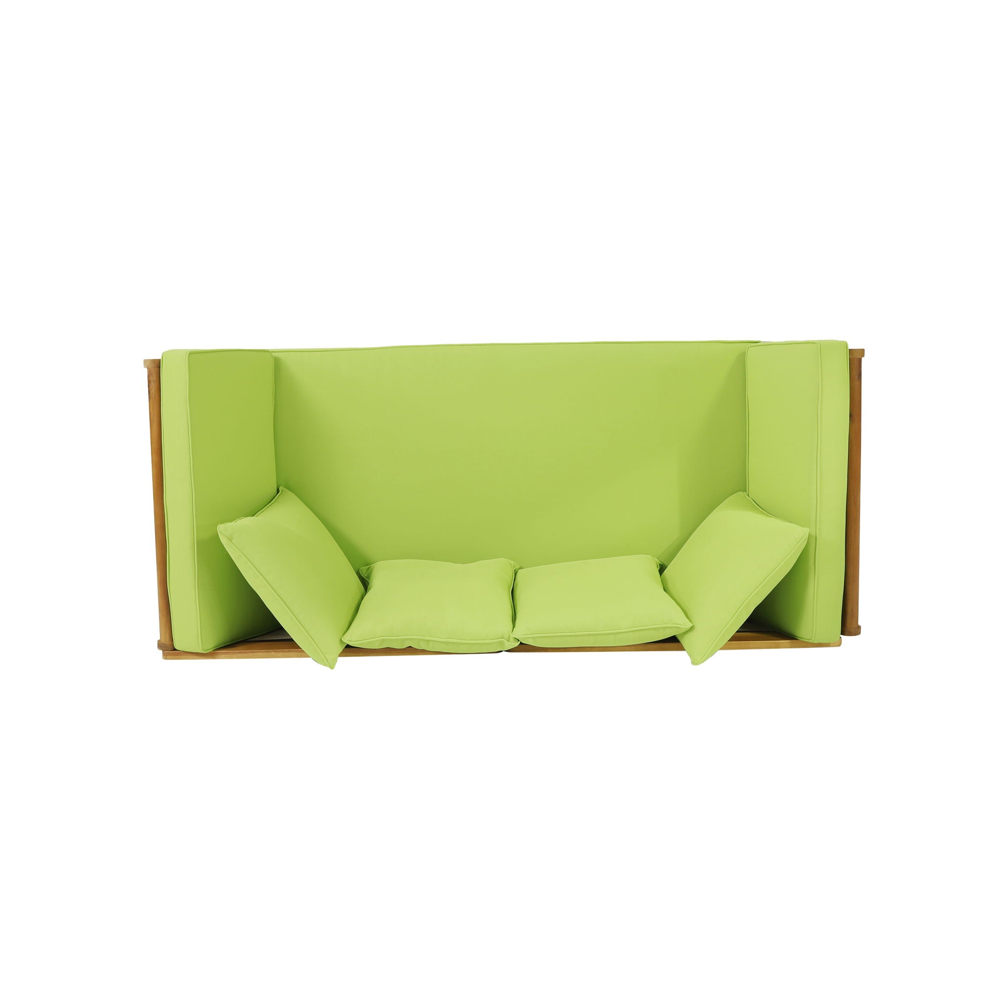 Outdoor Acacia Wood Expandable Daybed With Cushions