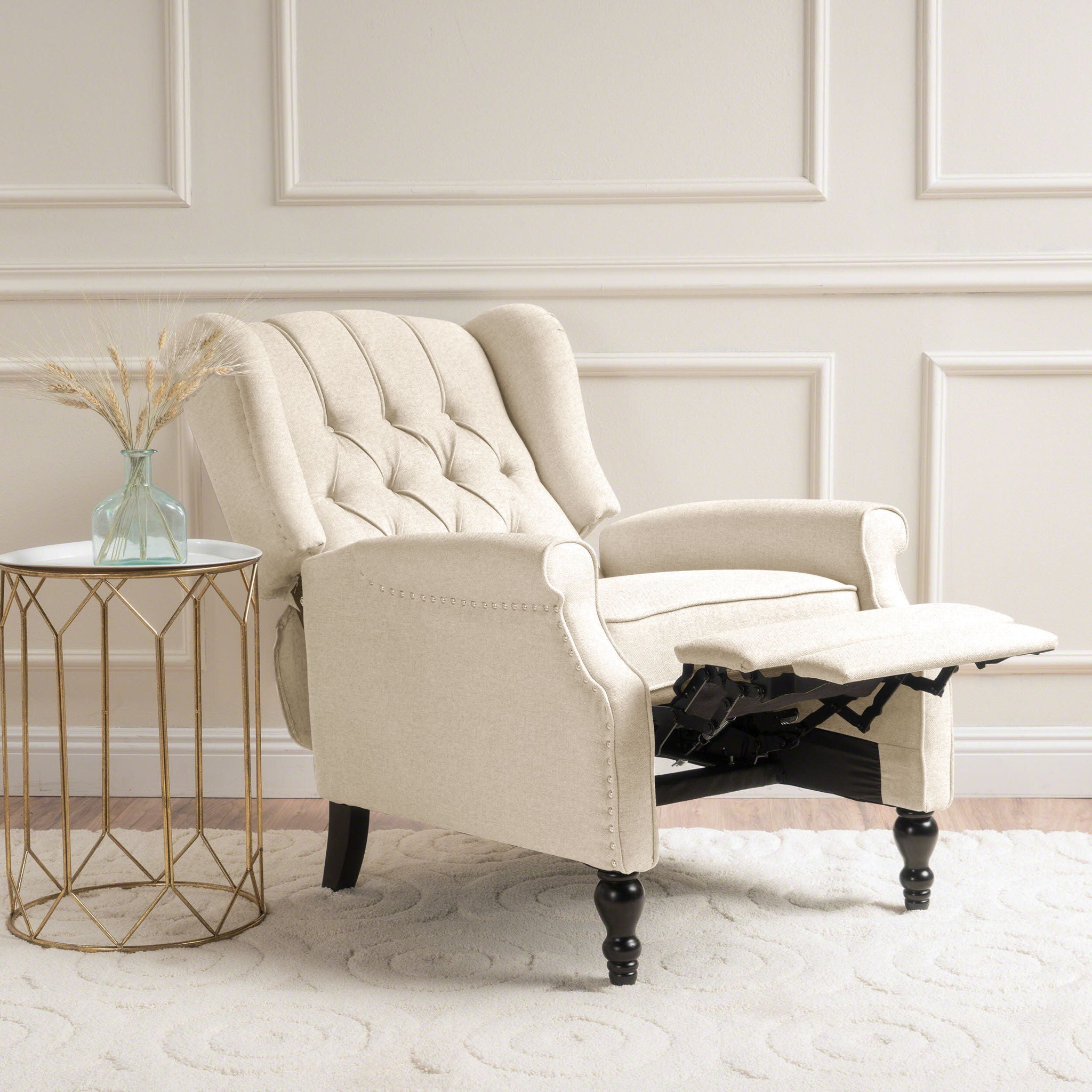 Tufted Arm Chair Recliner