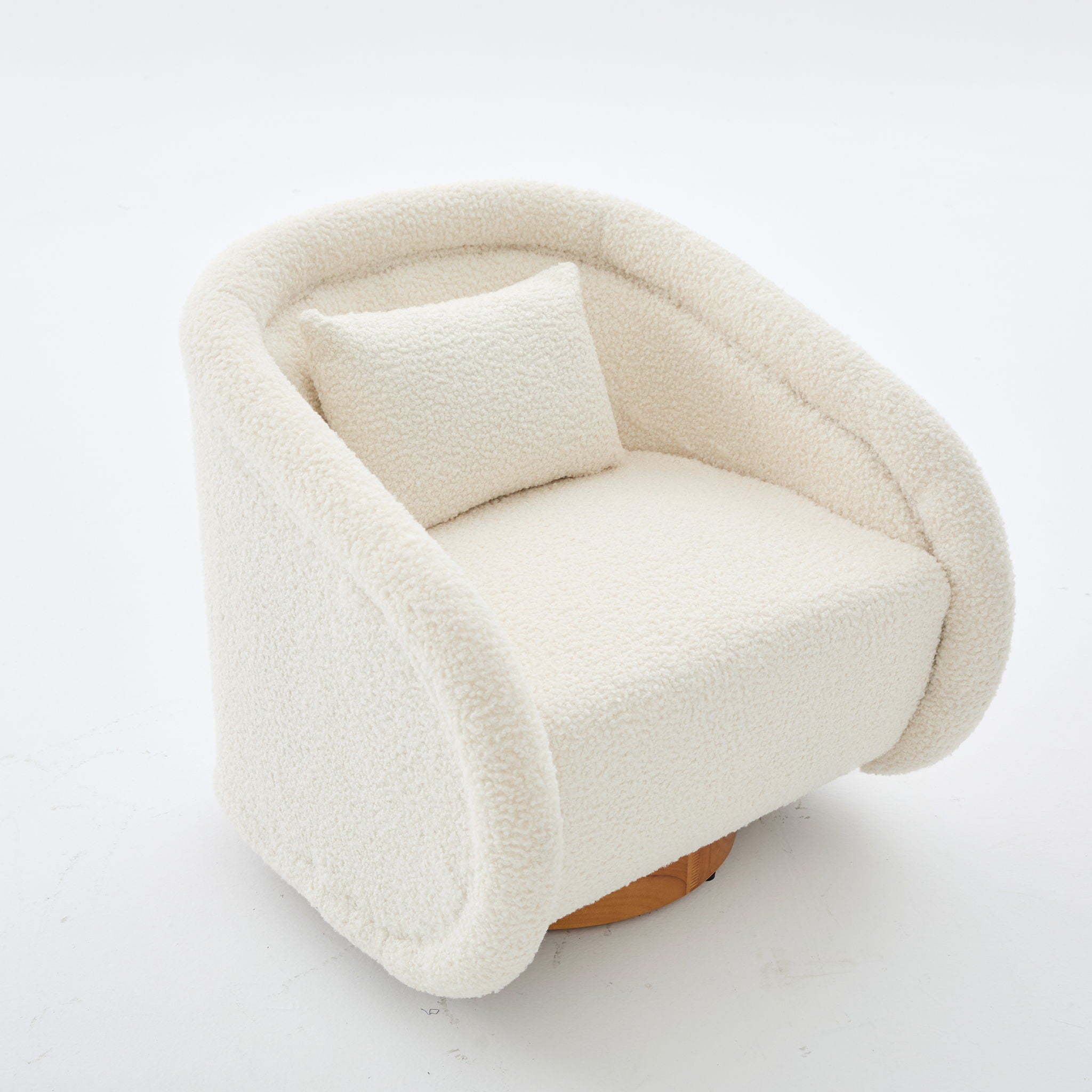 Swivel Accent Chair With 360 Degree Rotating