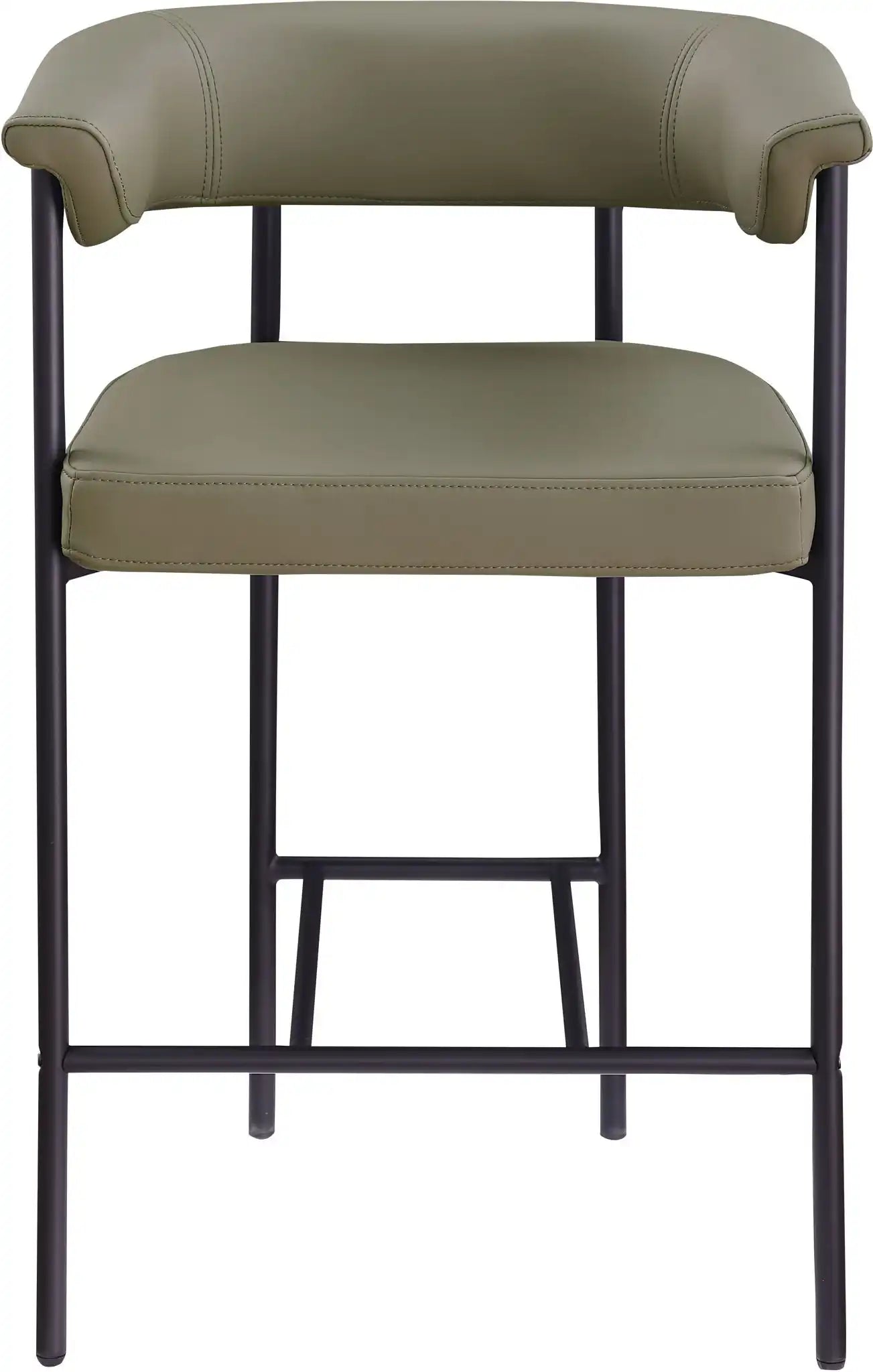 Malin - Faux Leather Counter Stool (Set of 2)