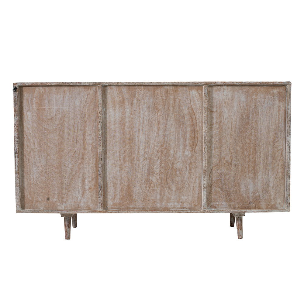 TV Console With Cane Doors - Multicolor - Best Buy Furniture