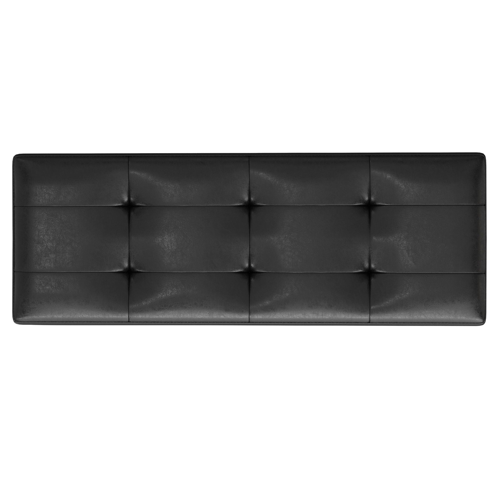 Shay - Large Square Coffee Table Storage Ottoman Mid-Century Style