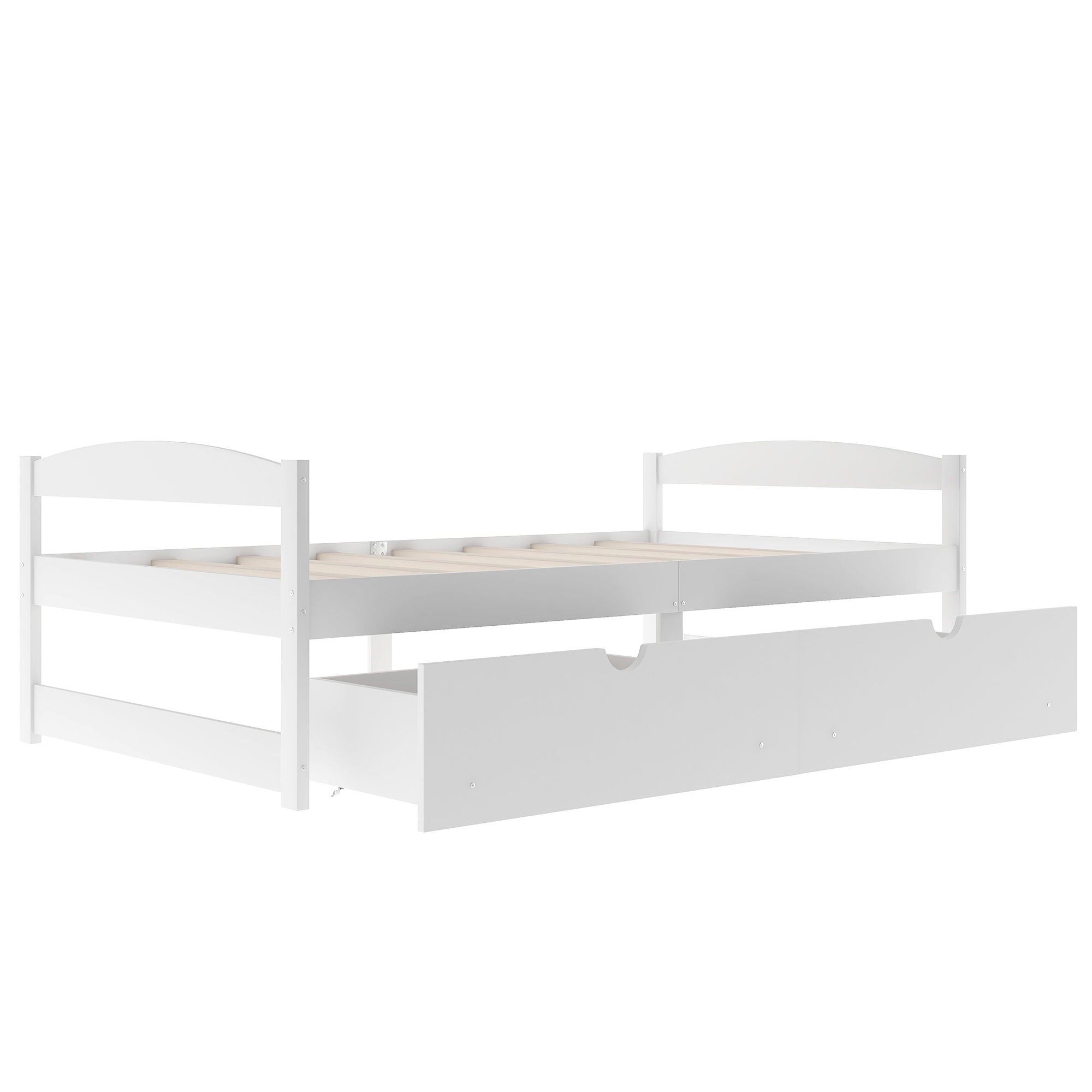 Platform Bed With 2 Drawers