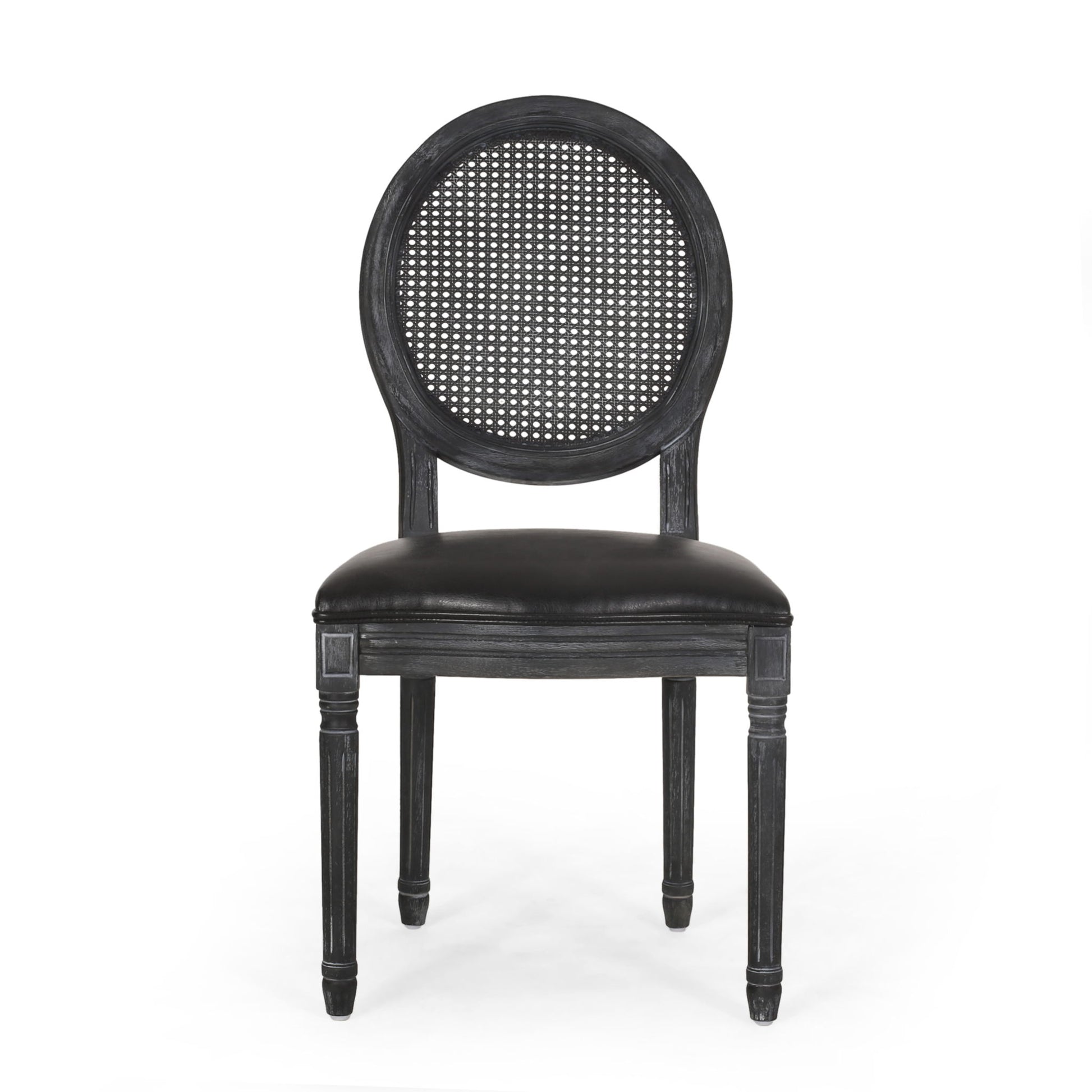 French Country Dining Chair With Cane Backrest (Set of 2) - Best Buy Furniture