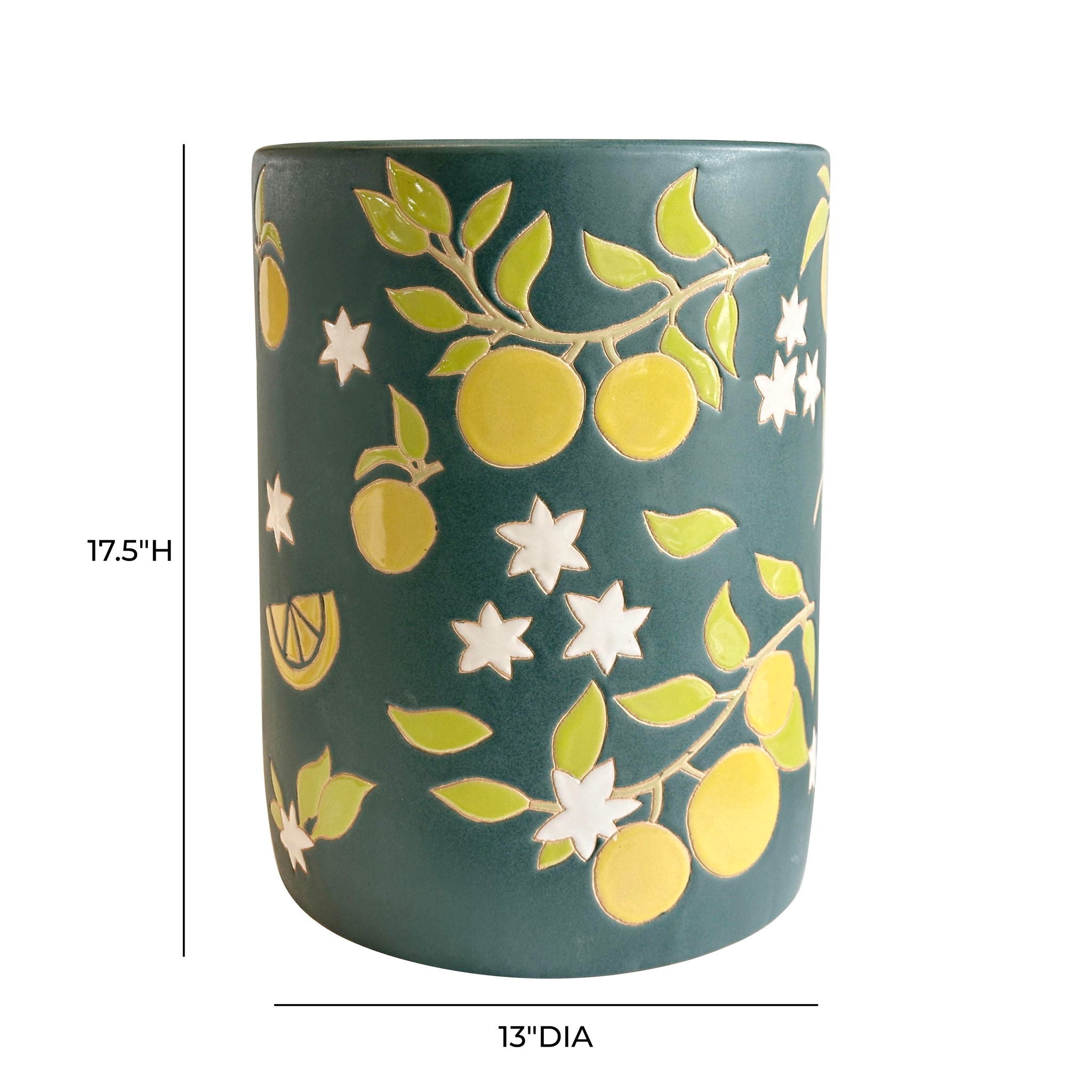 Tempest - Ceramic Table - Lemon Citrus
