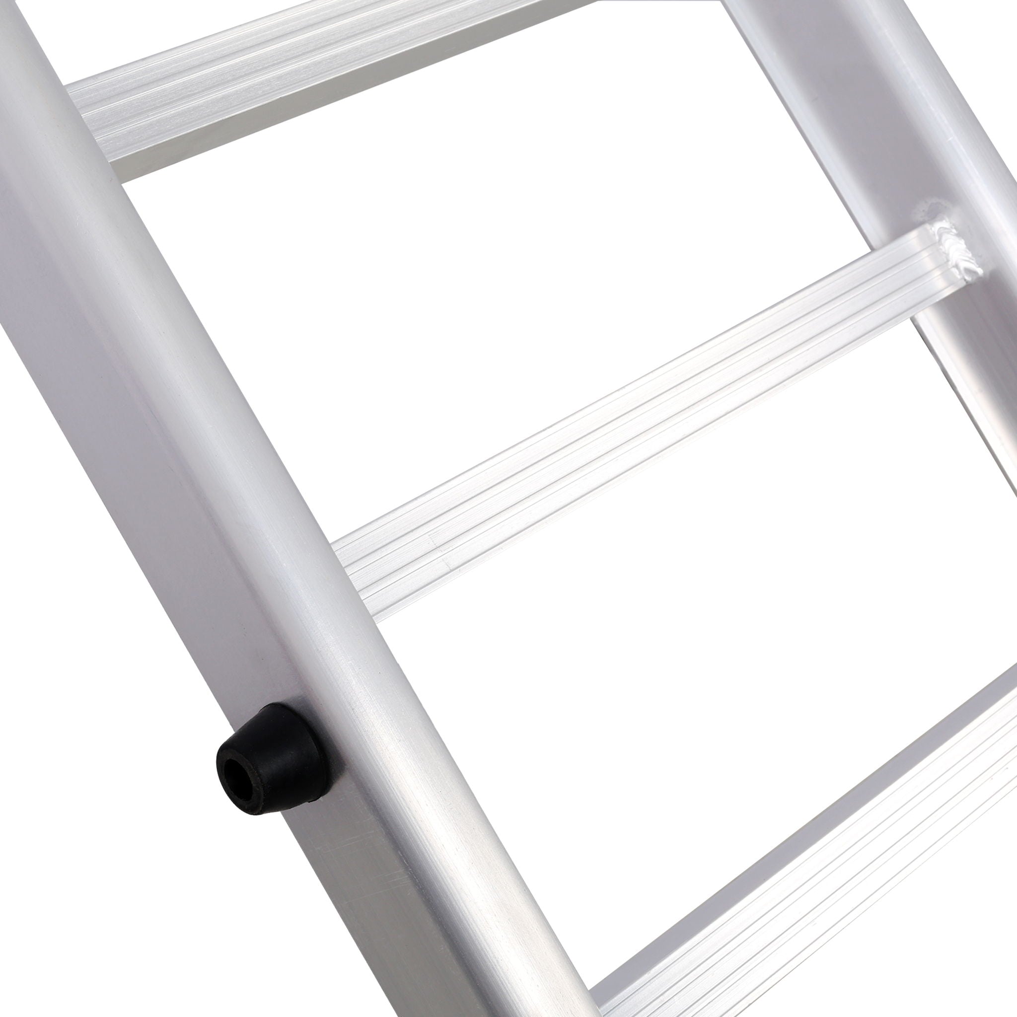 Ramp For Motorcycle / Lawn Mower / ATV, 2 In 1 Ramp And Tailgate Extender - Silver