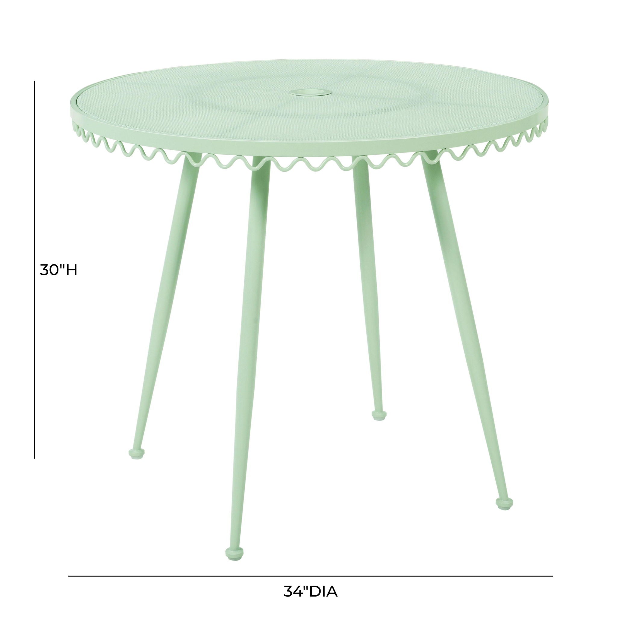 Erica - Wrought Iron Outdoor Cafe Table