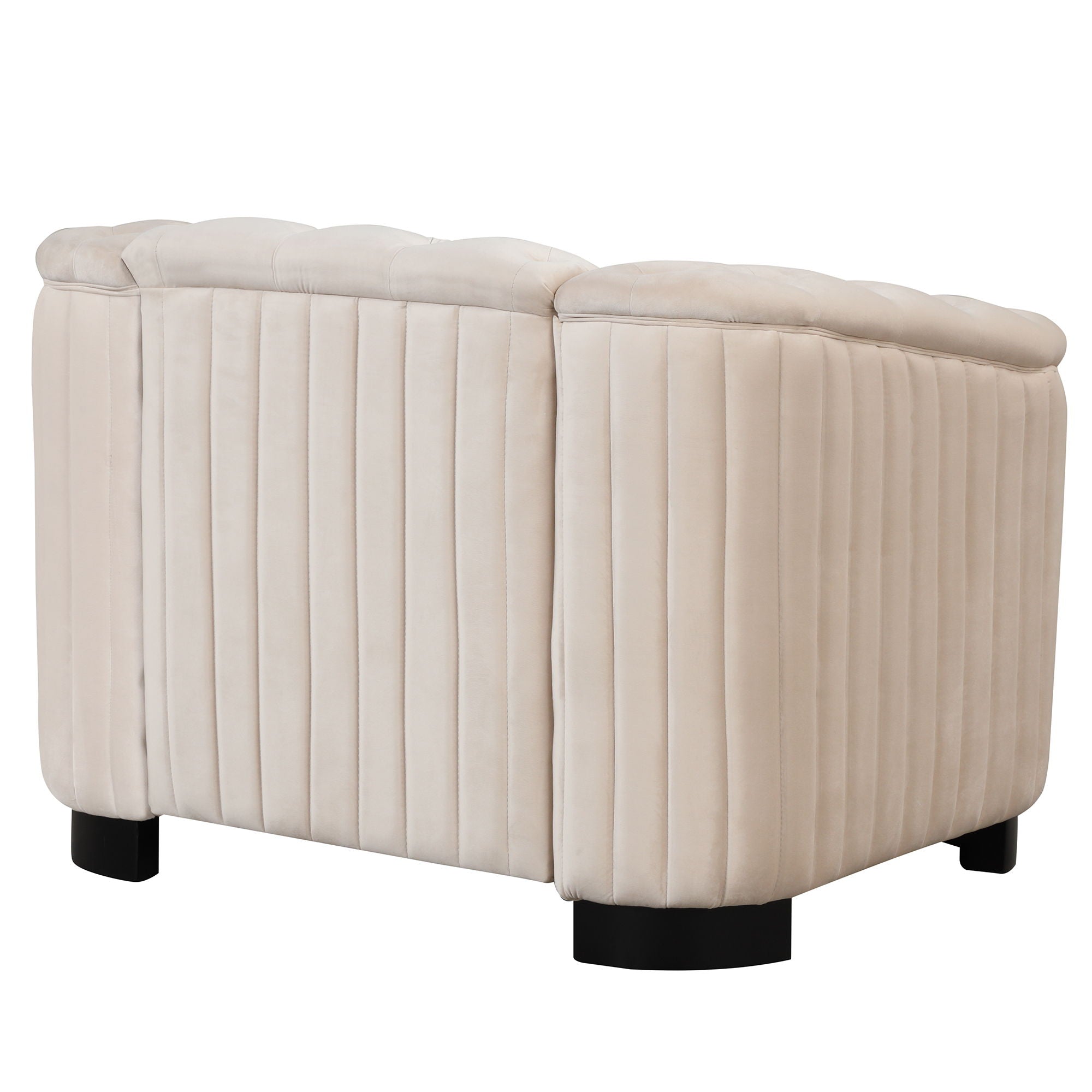 Upholstered Accent Sofa Chair With Removable Cushion