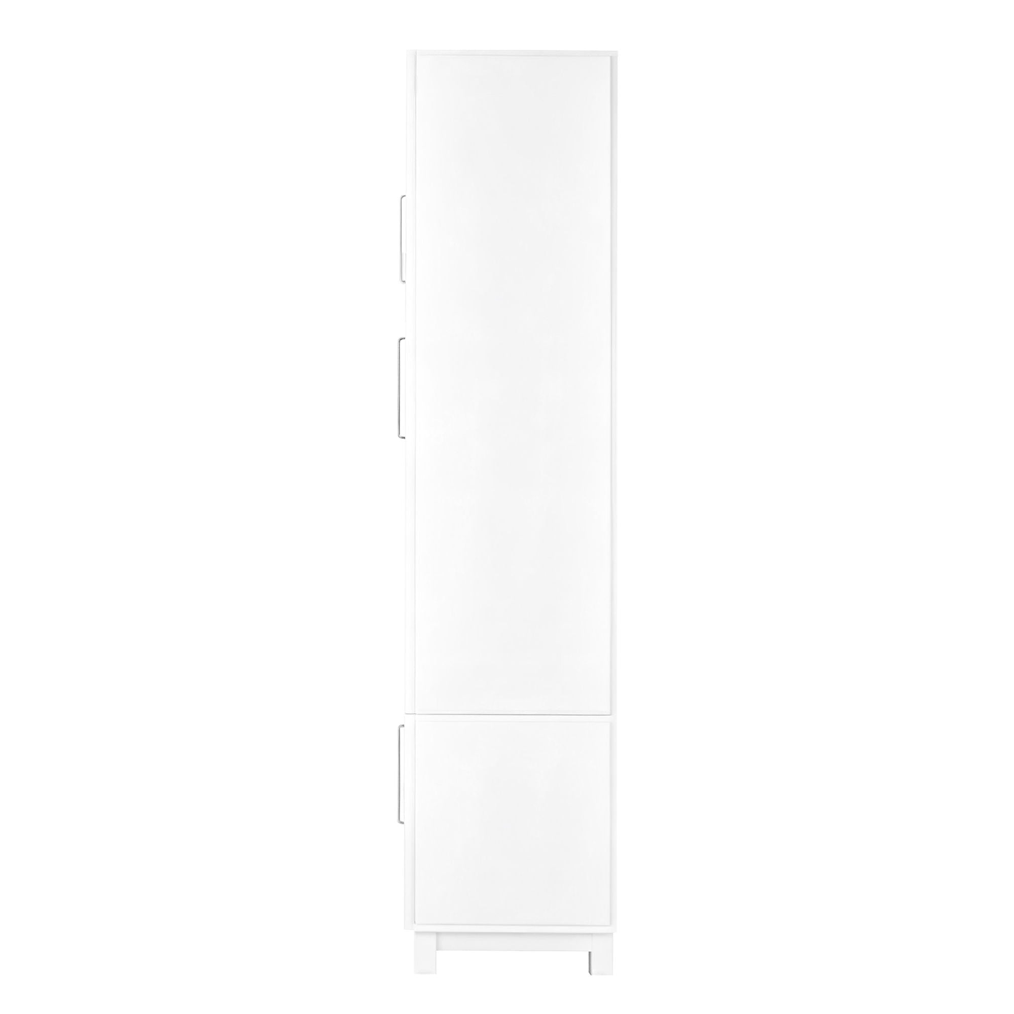 Wall Unit Entertainment Center With Glass Doors For TVs Up To 75" With Drawers For Living Room - White