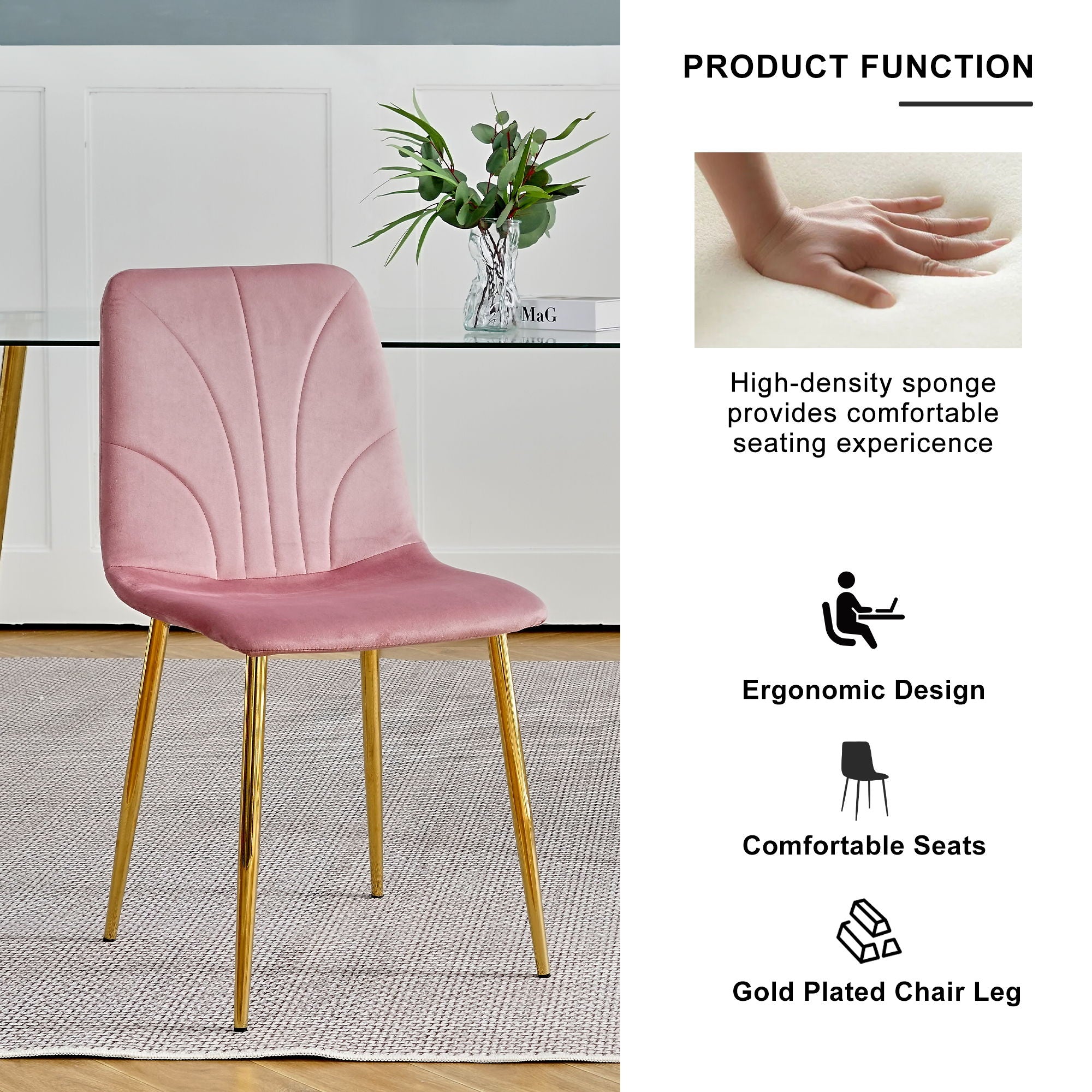 Modern Simple Light Luxury Dining Chair