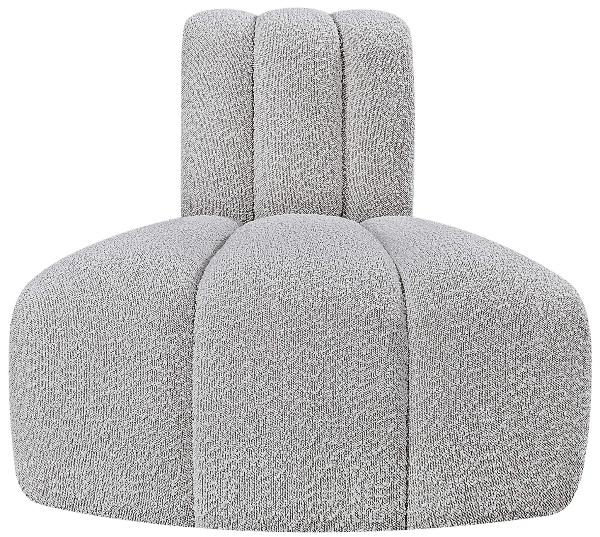 Arc - Boucle Fabric Reverse Corner