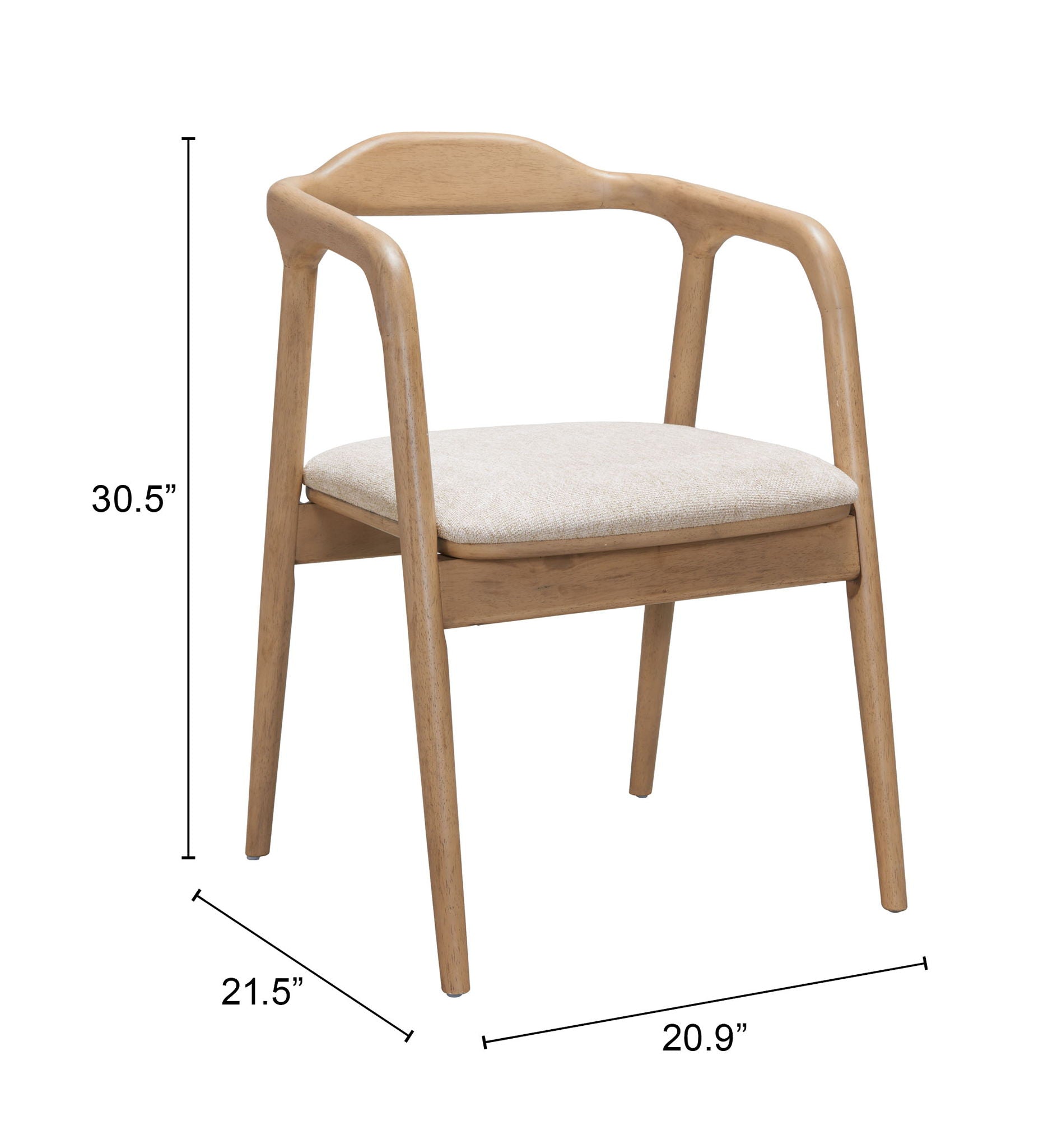 Hosoi - Dining Chair - Beige