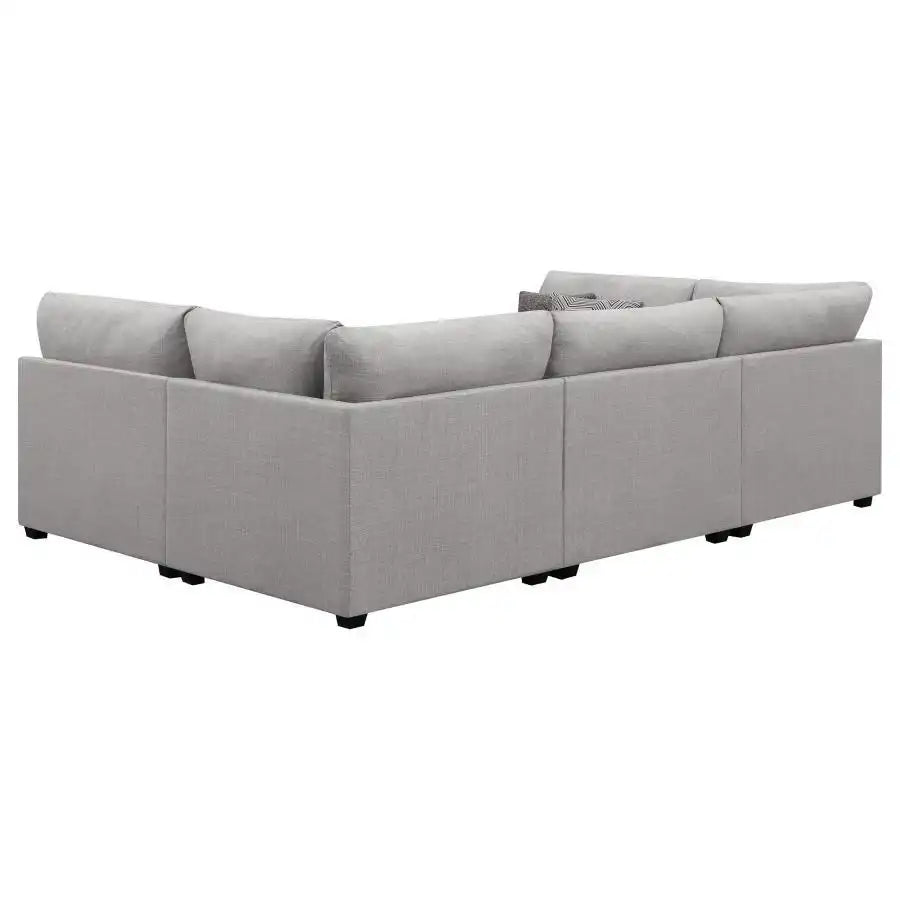 Cambria - 4 Piece Upholstered Modular Sectional Sofa - Gray