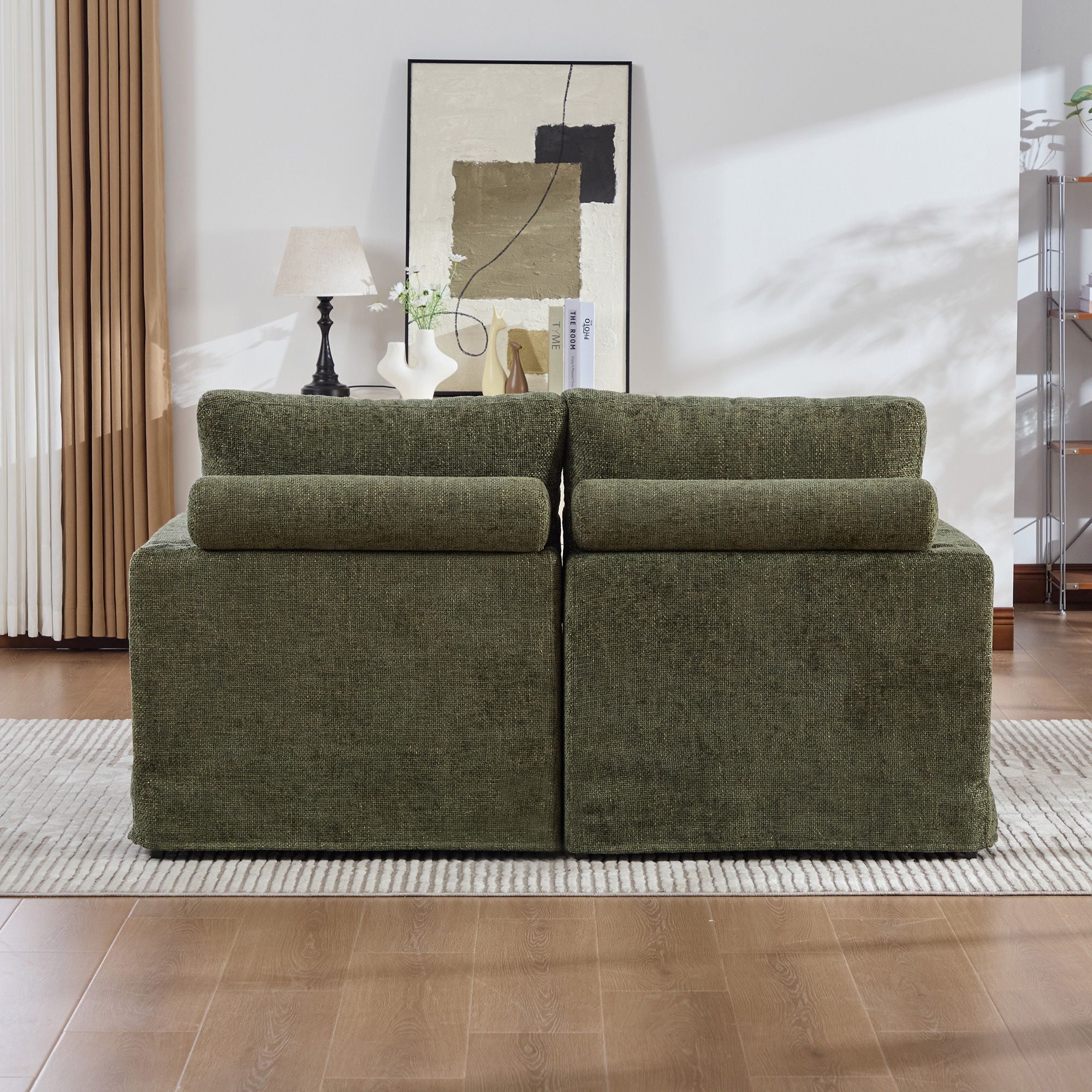 Modern Aesthetic Wide Sofa Bed