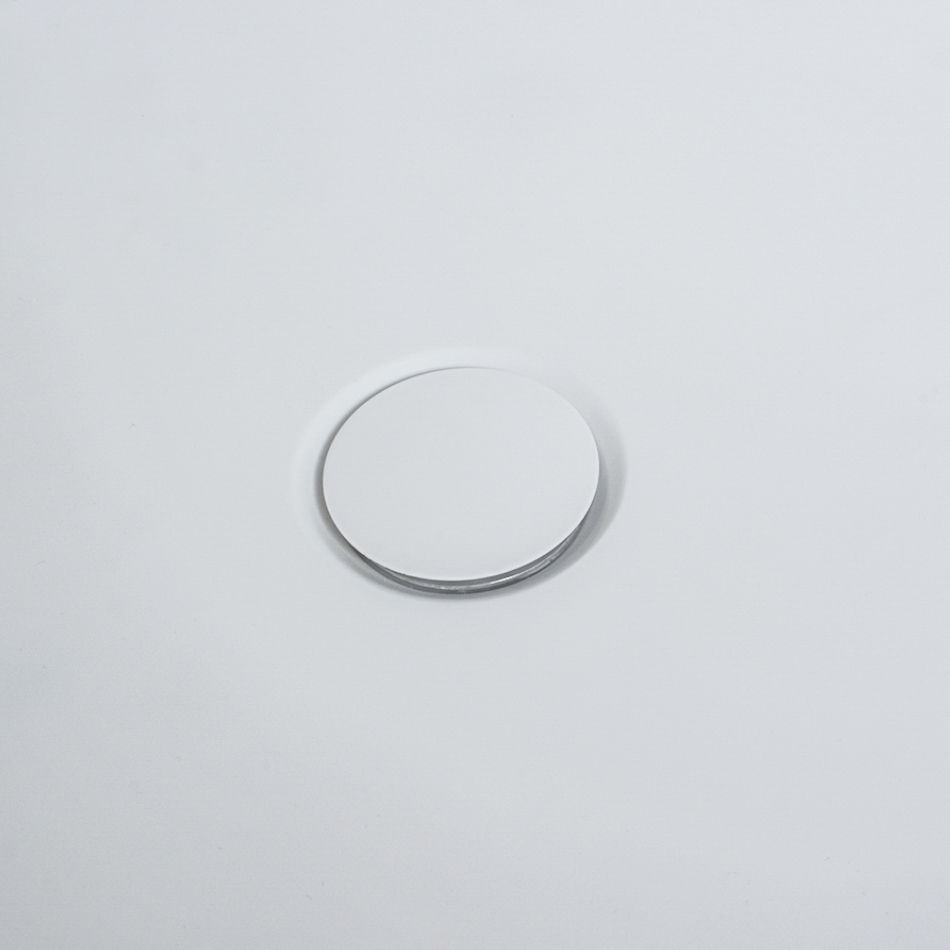 Solid Surface Stone Resin Freestanding Egg Shape Bathtub For The Bathroom - Matte White