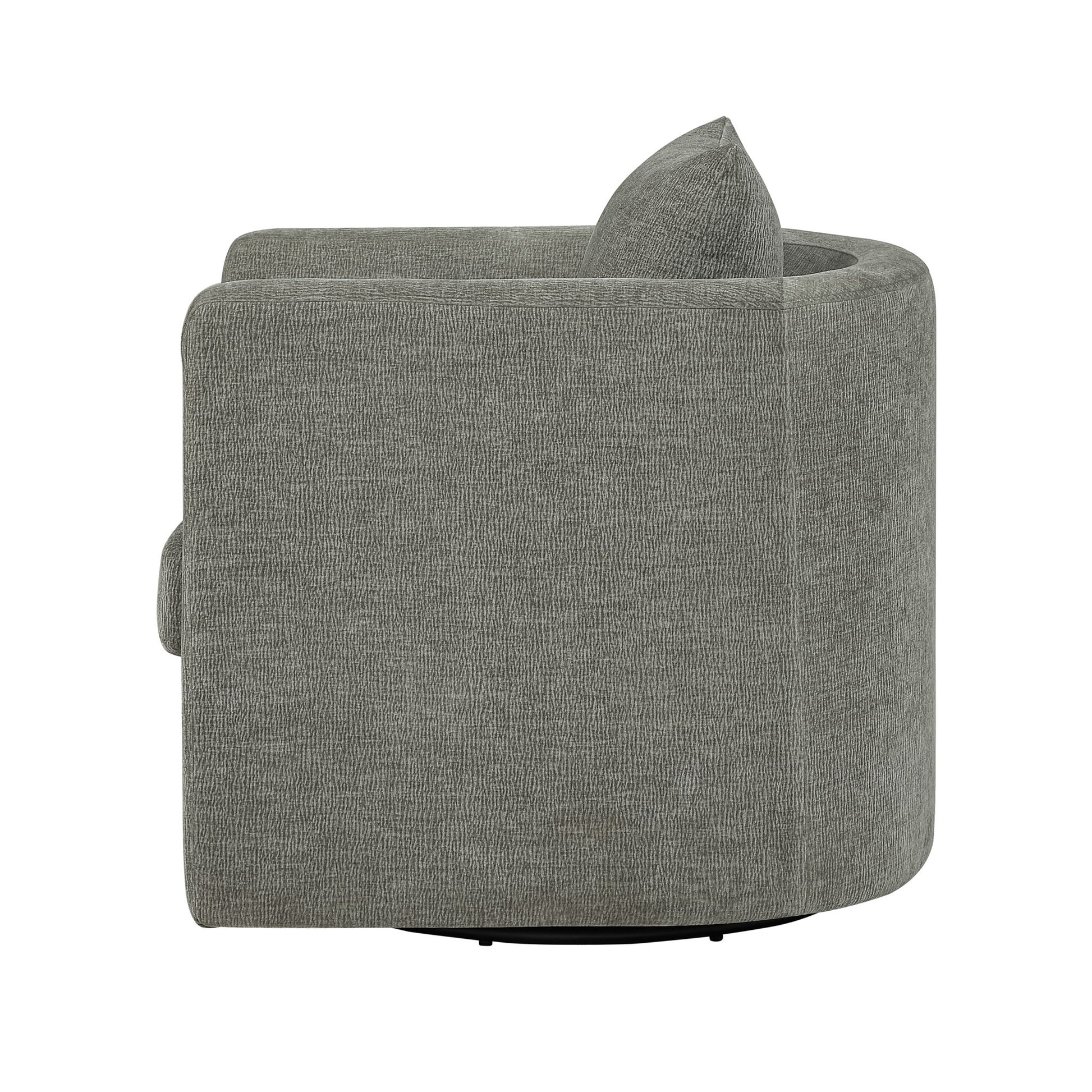 Sutton - Swivel Barrel Chair - Best Buy Furniture
