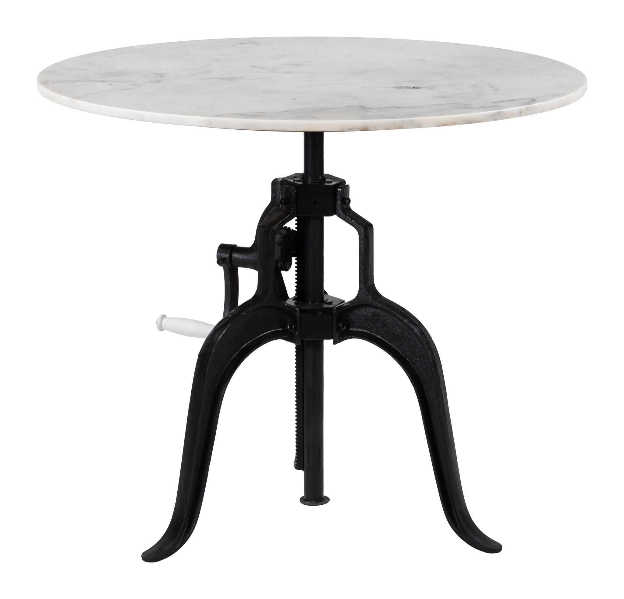 Mufid - Bistro Table - White & Black
